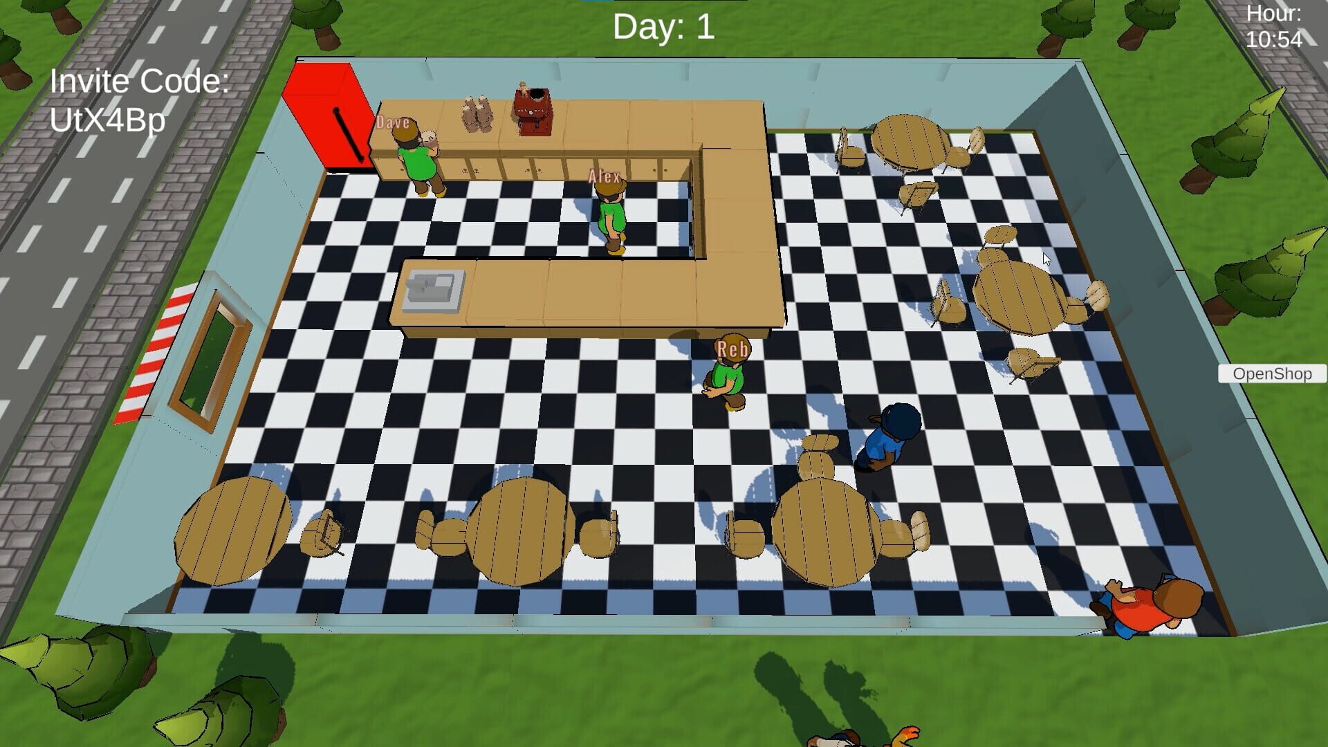 Serve The Cups - Screenshot