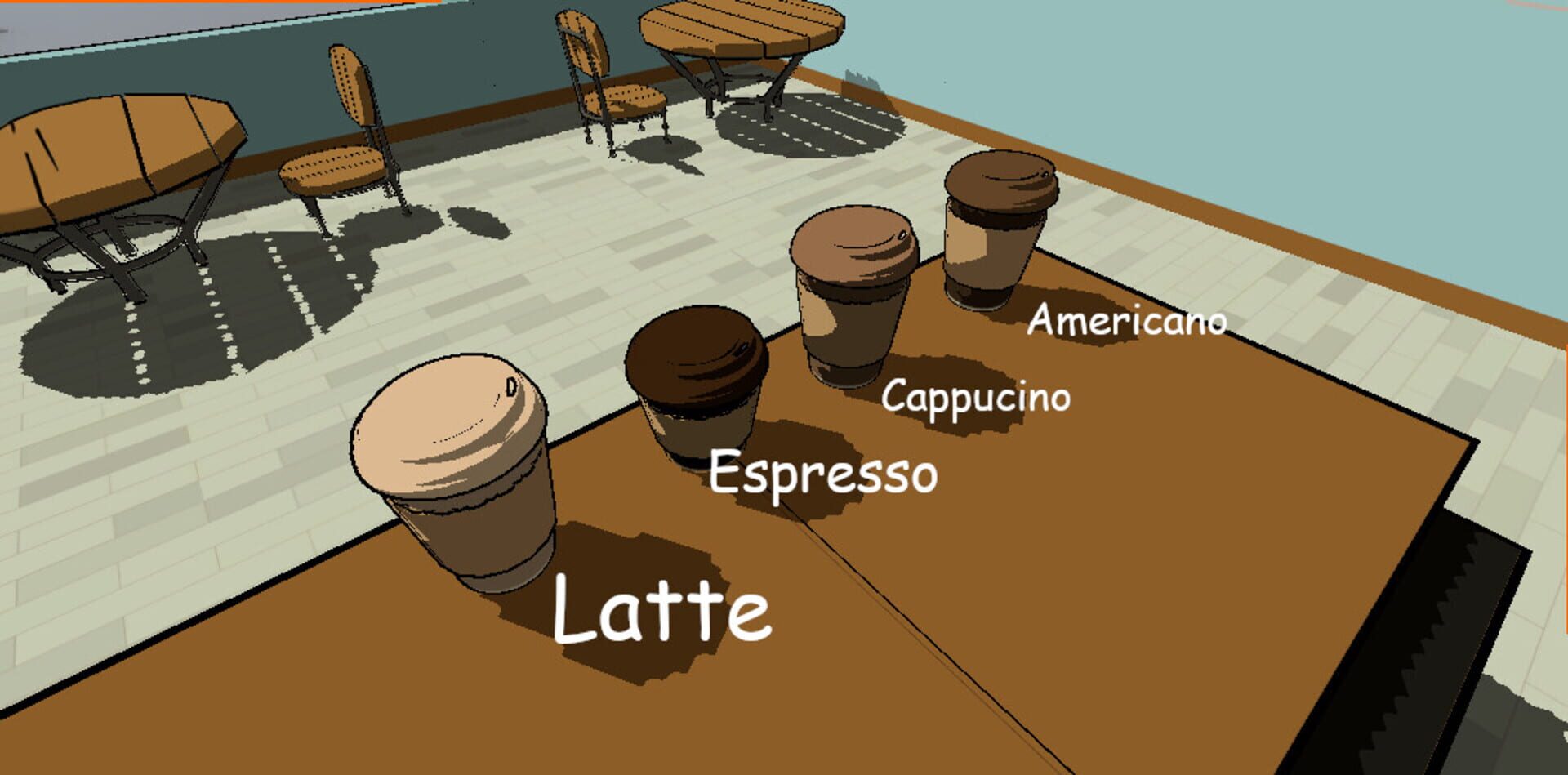 Serve The Cups - Screenshot