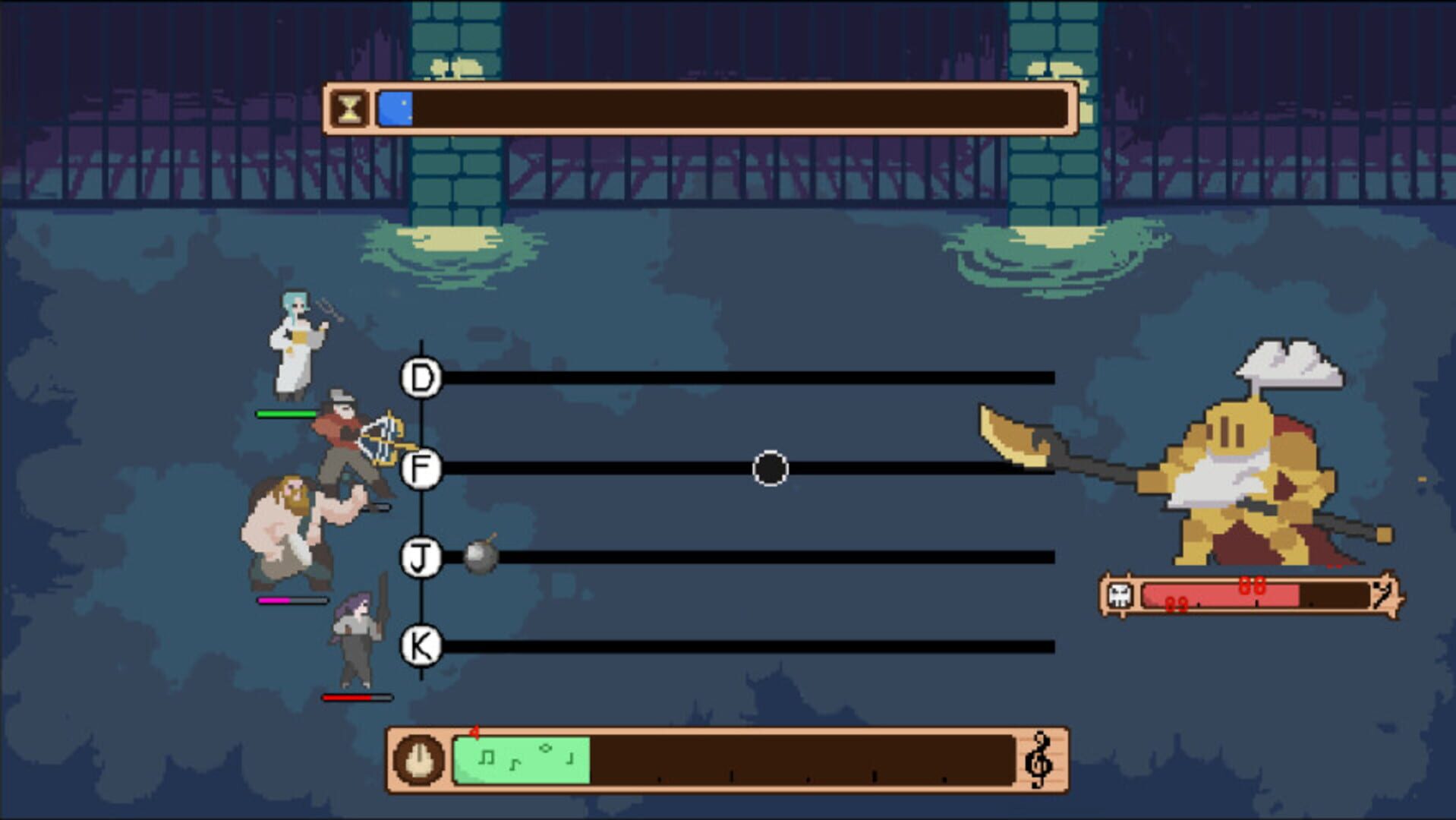 Rhythm League Heroes - Screenshot
