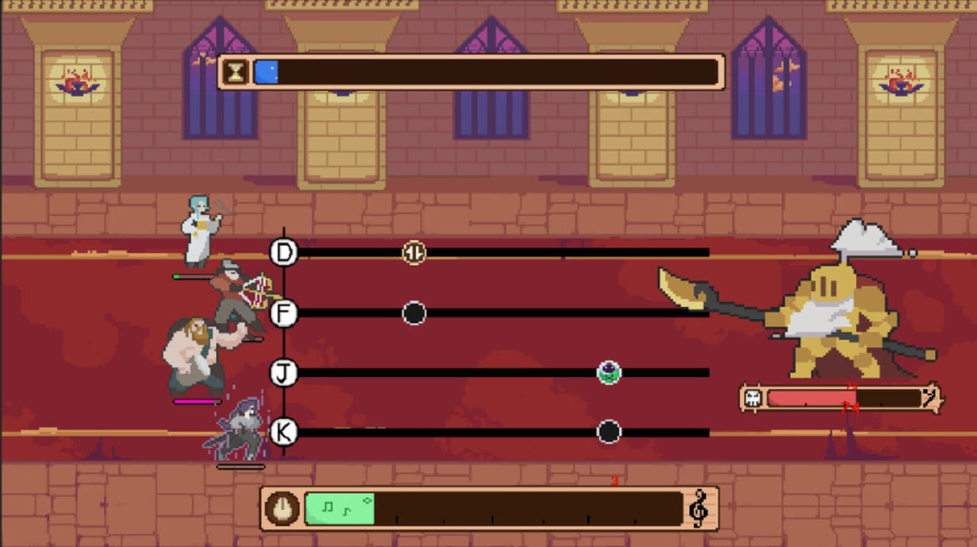 Rhythm League Heroes - Screenshot