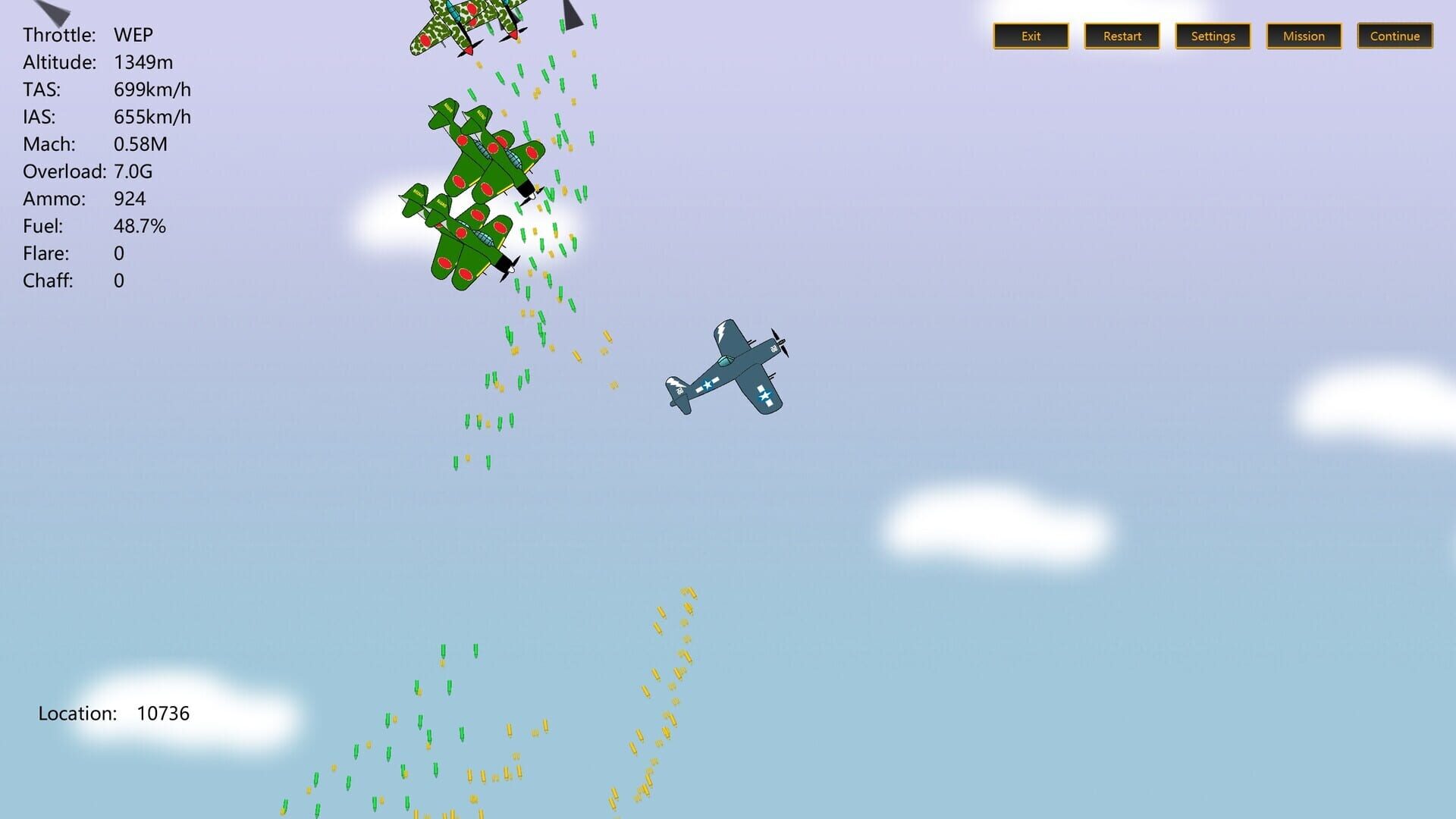 2D Dogfight: World War II - Eastern Front and Pacific - Screenshot