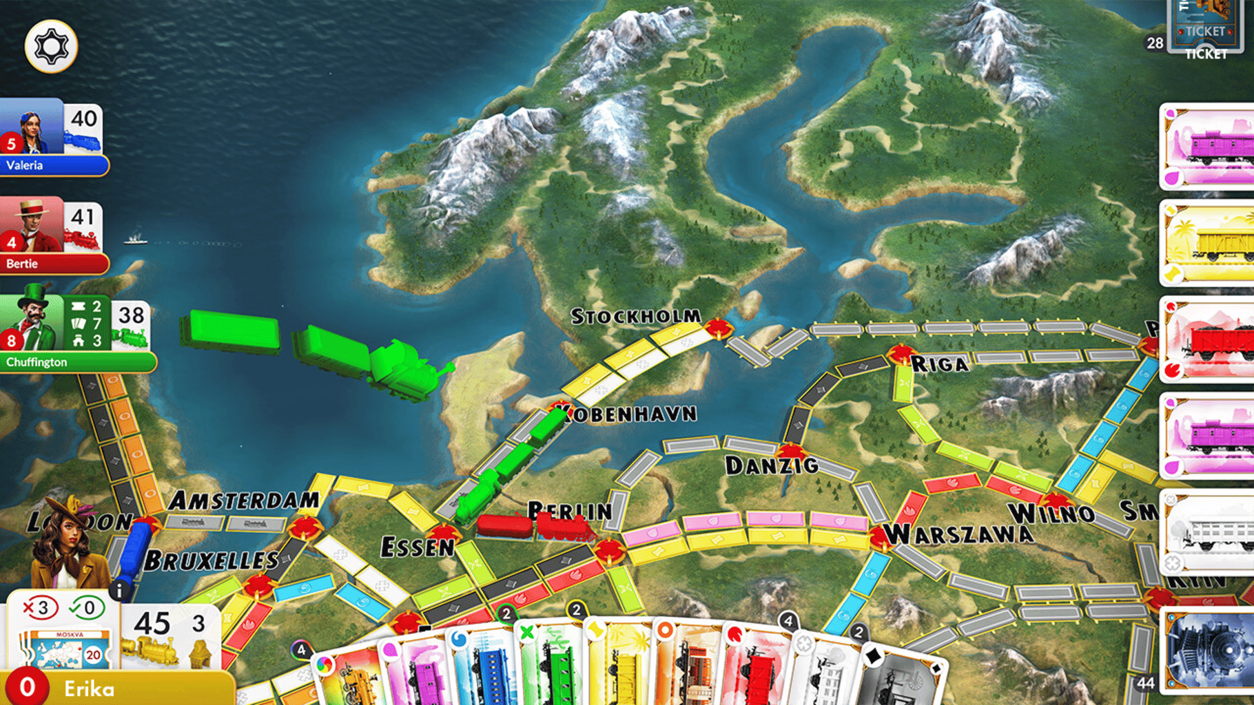 Ticket to Ride: Round the World Ticket screenshot