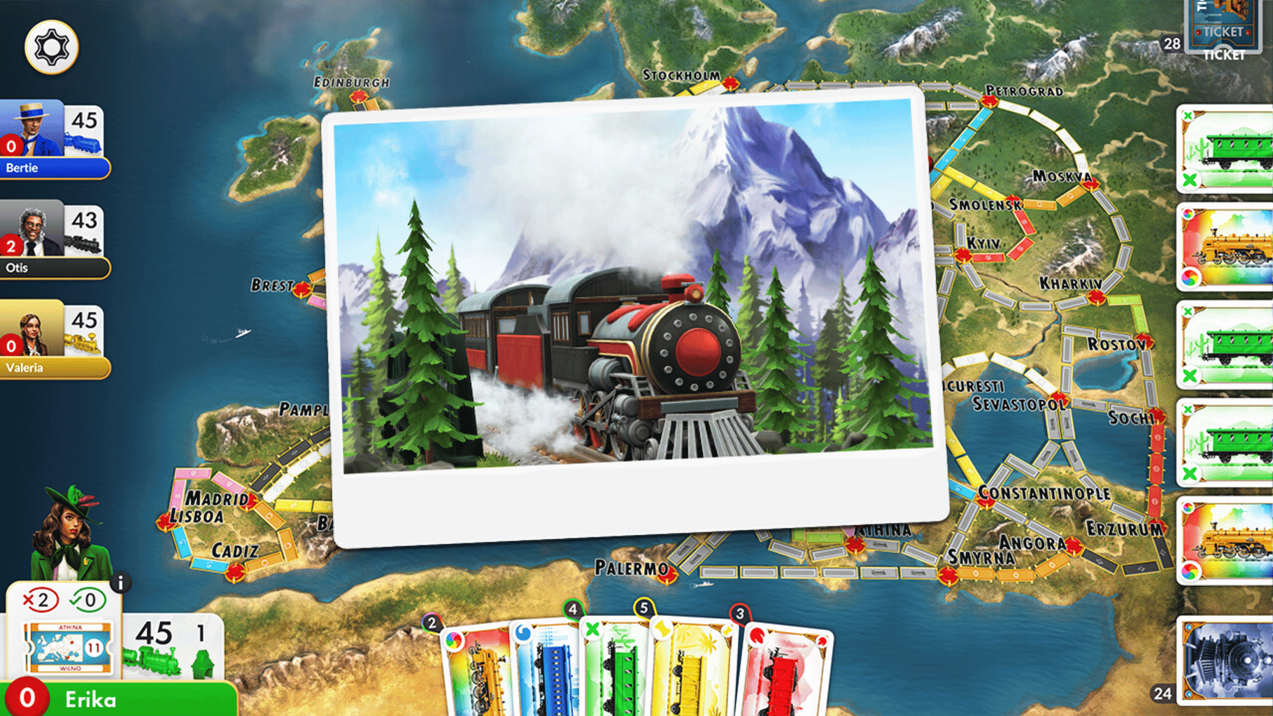 Ticket to Ride: Round the World Ticket screenshot