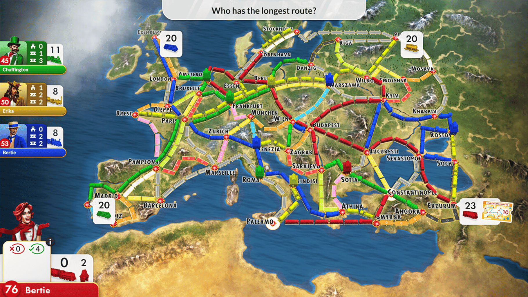 Ticket to Ride: Round the World Ticket screenshot