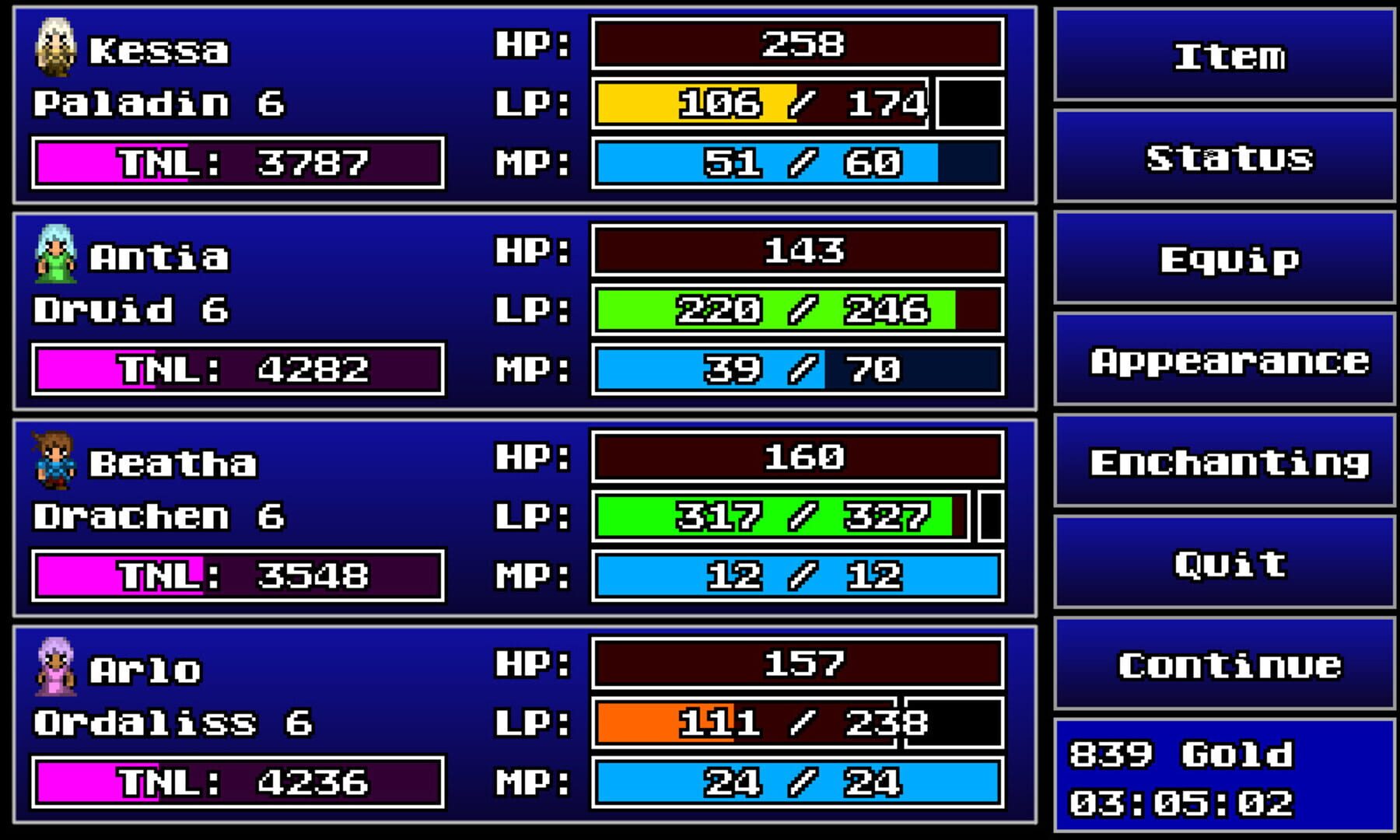 Game screenshot
