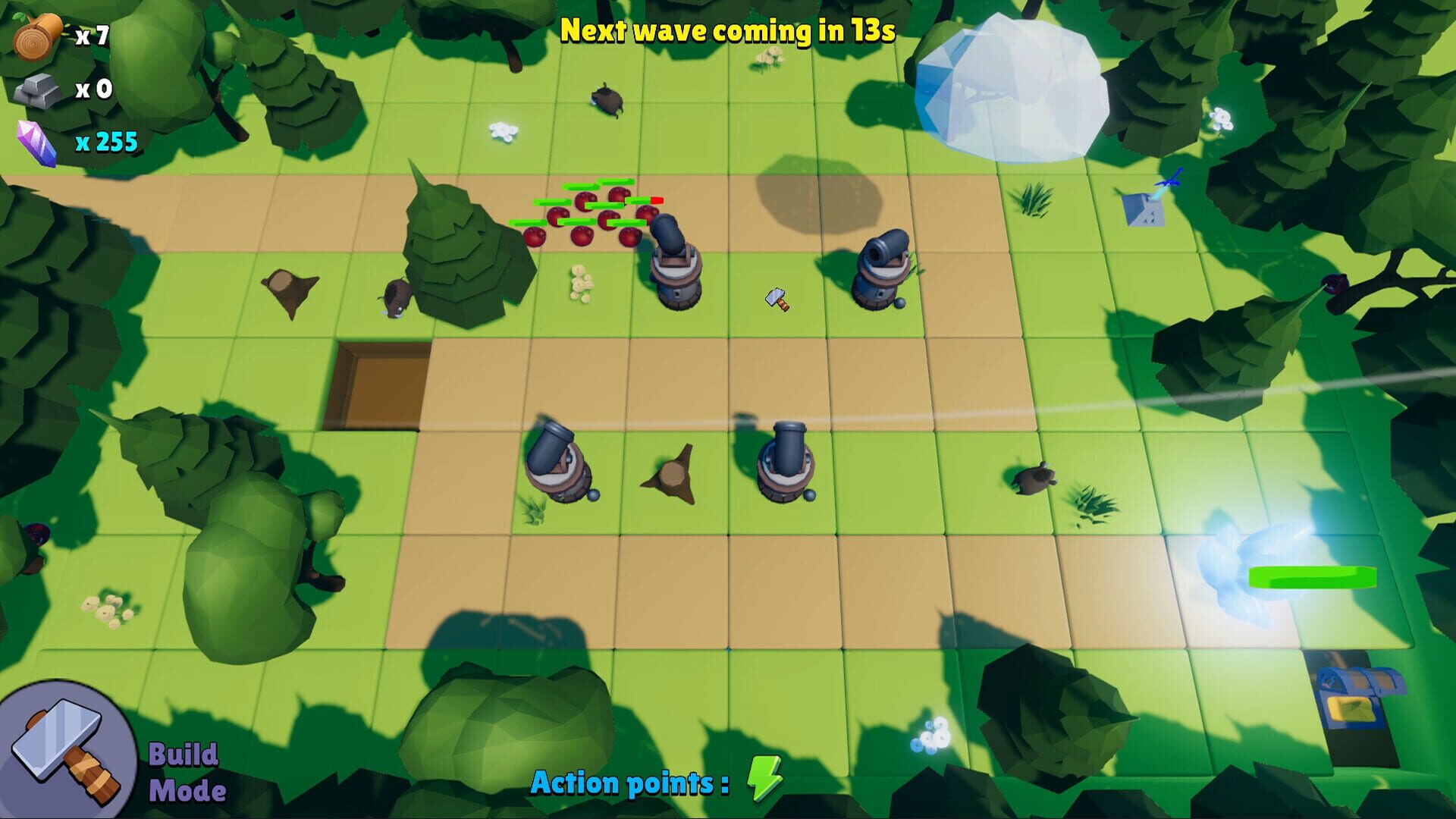 CrystalKeepers Tower Defense - Screenshot