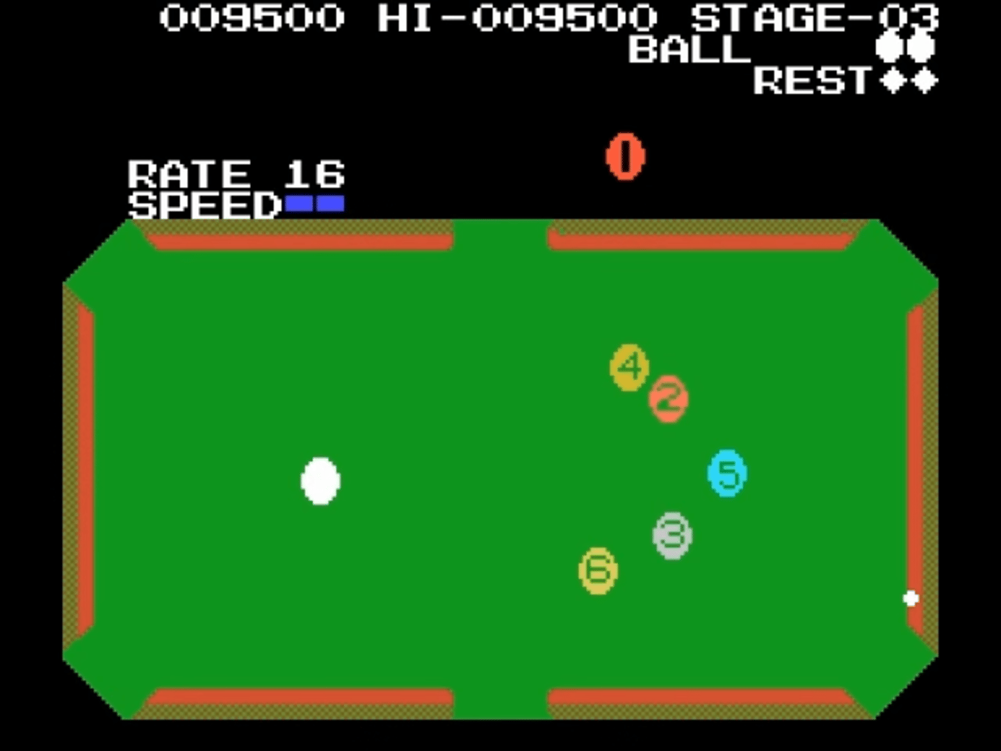 Konami's Billiards screenshot