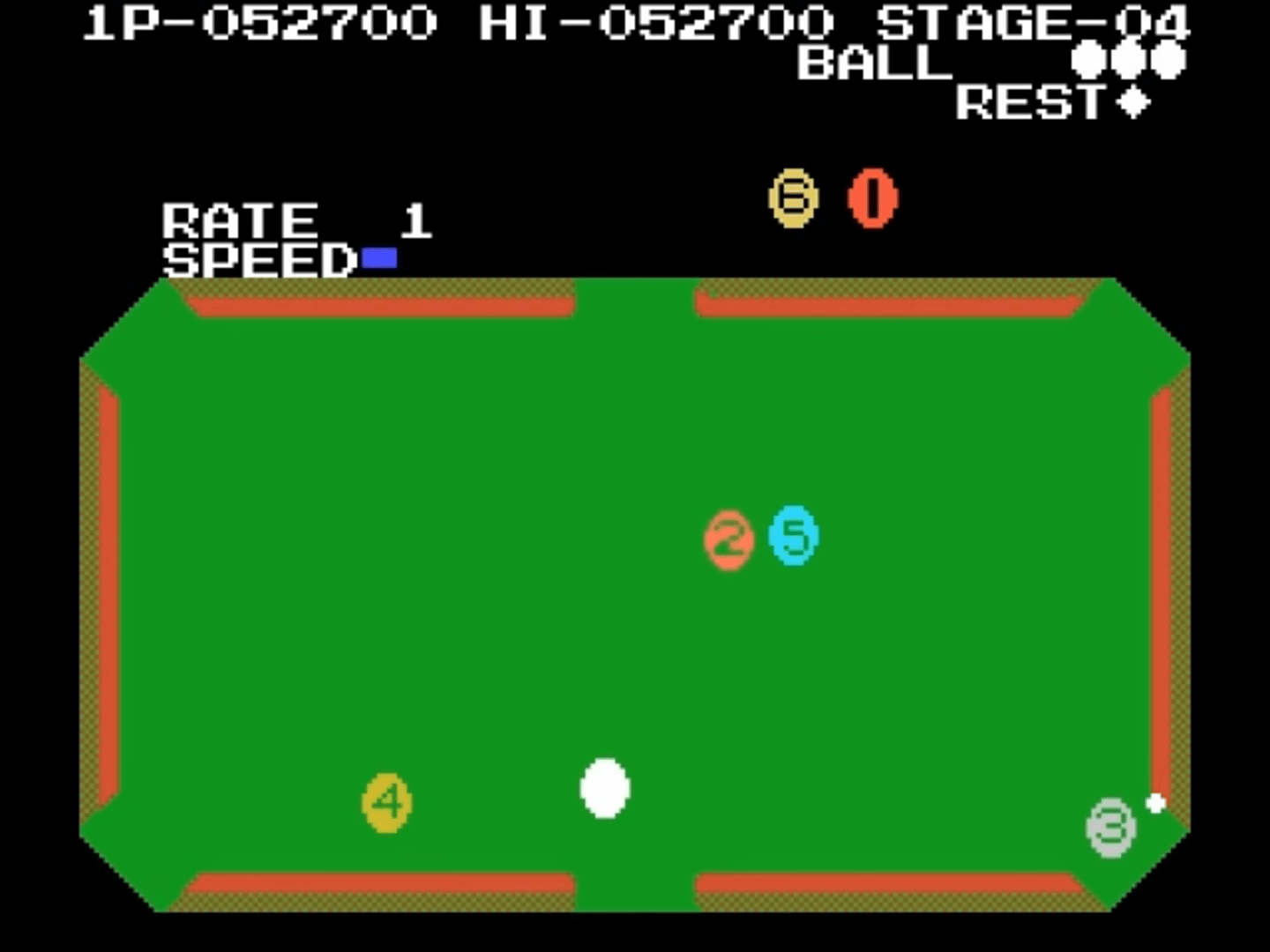 Konami's Billiards screenshot