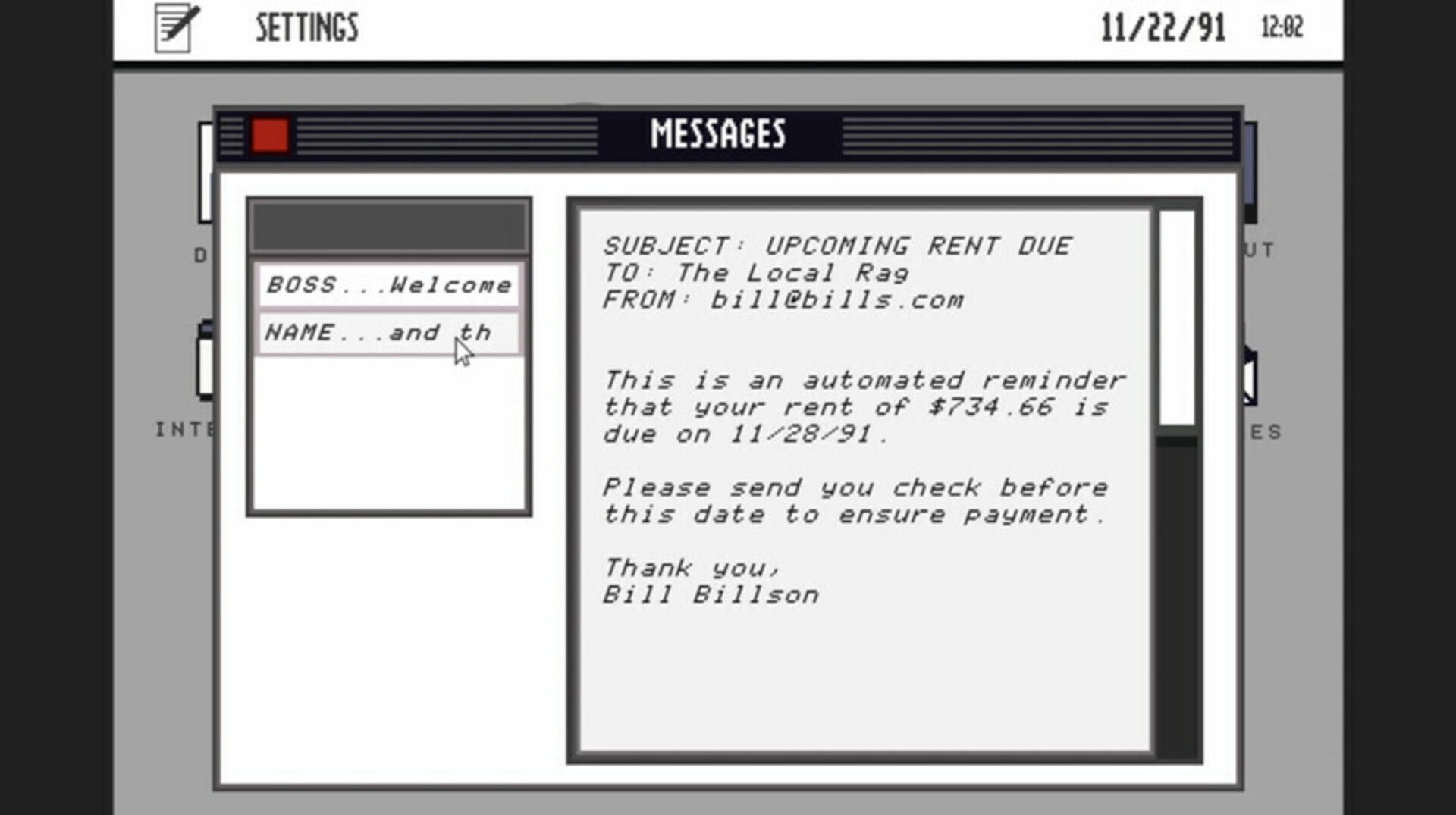 Report on the Death of Robert Evergreen - Screenshot