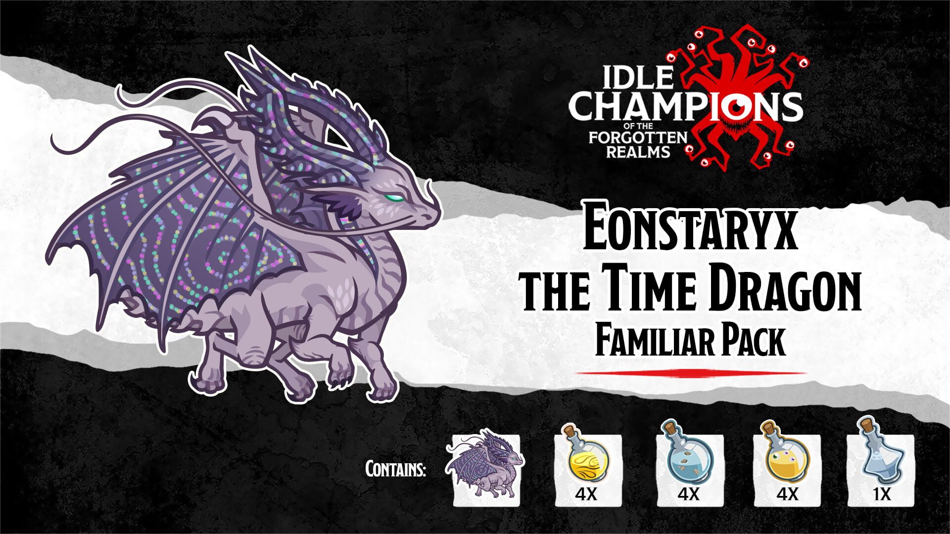 Idle Champions: Eonstaryx the Time Dragon Familiar Pack - Screenshot