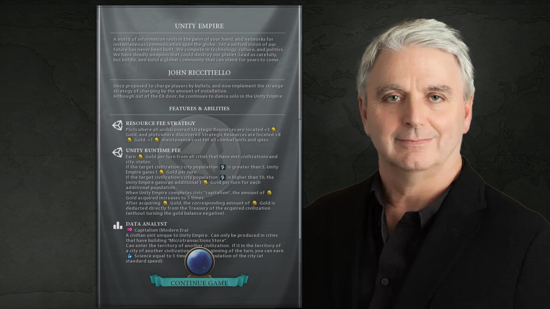 Sid Meier's Civilization VI: John Riccitiello Pack - Screenshot