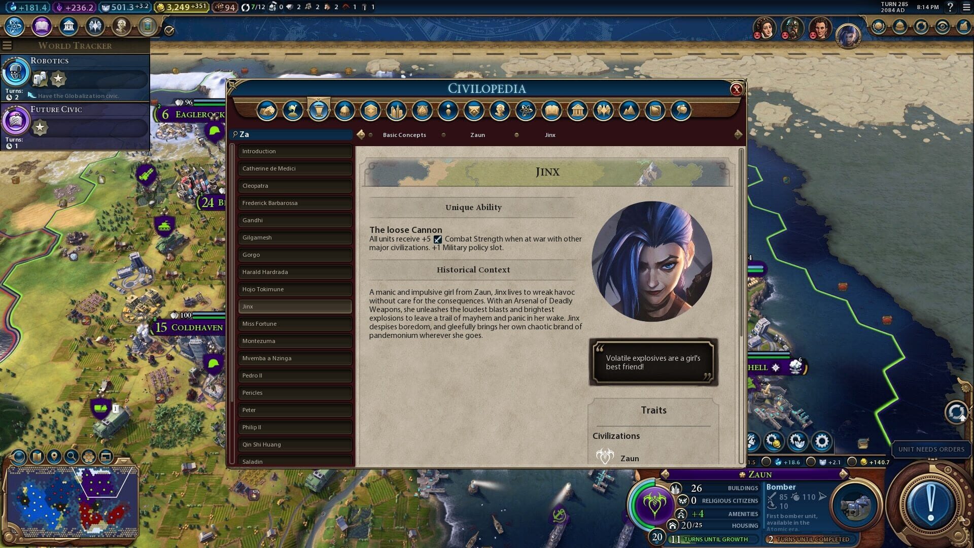 Sid Meier's Civilization VI: Jinx Pack - Screenshot