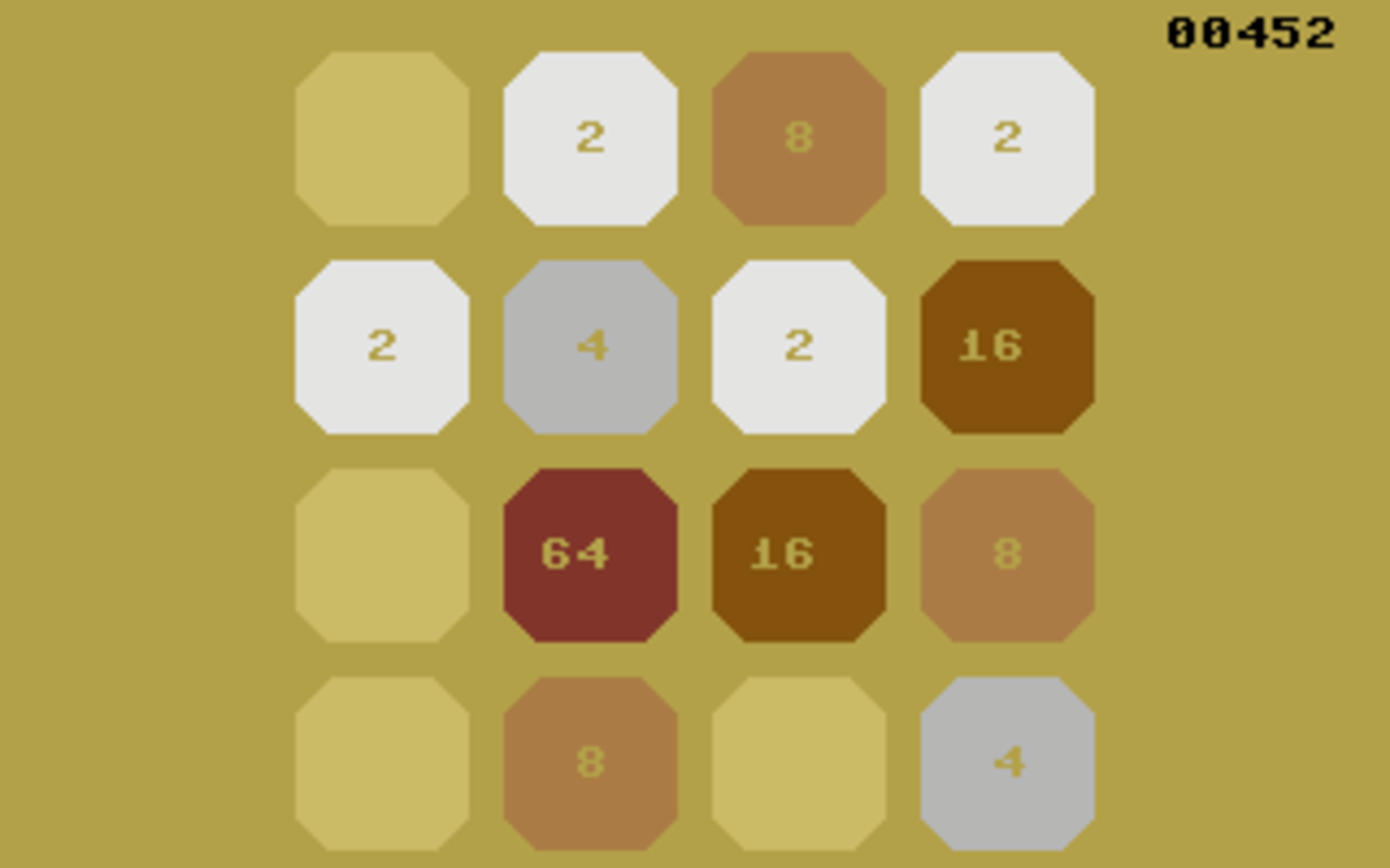 2048 screenshot