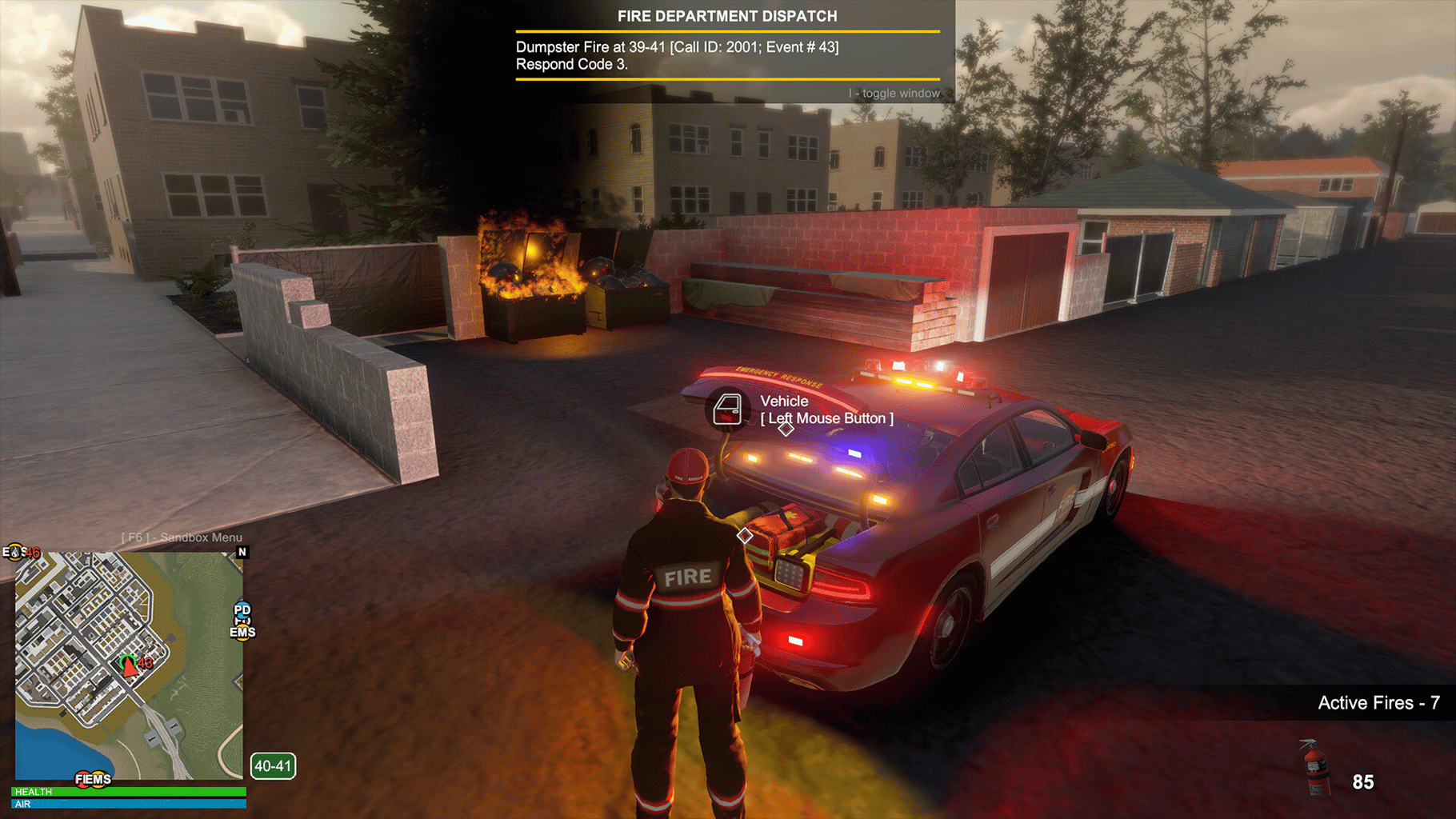 Flashing Lights: Thunder Sport Sedan Pack (Police, Fire, EMS) screenshot