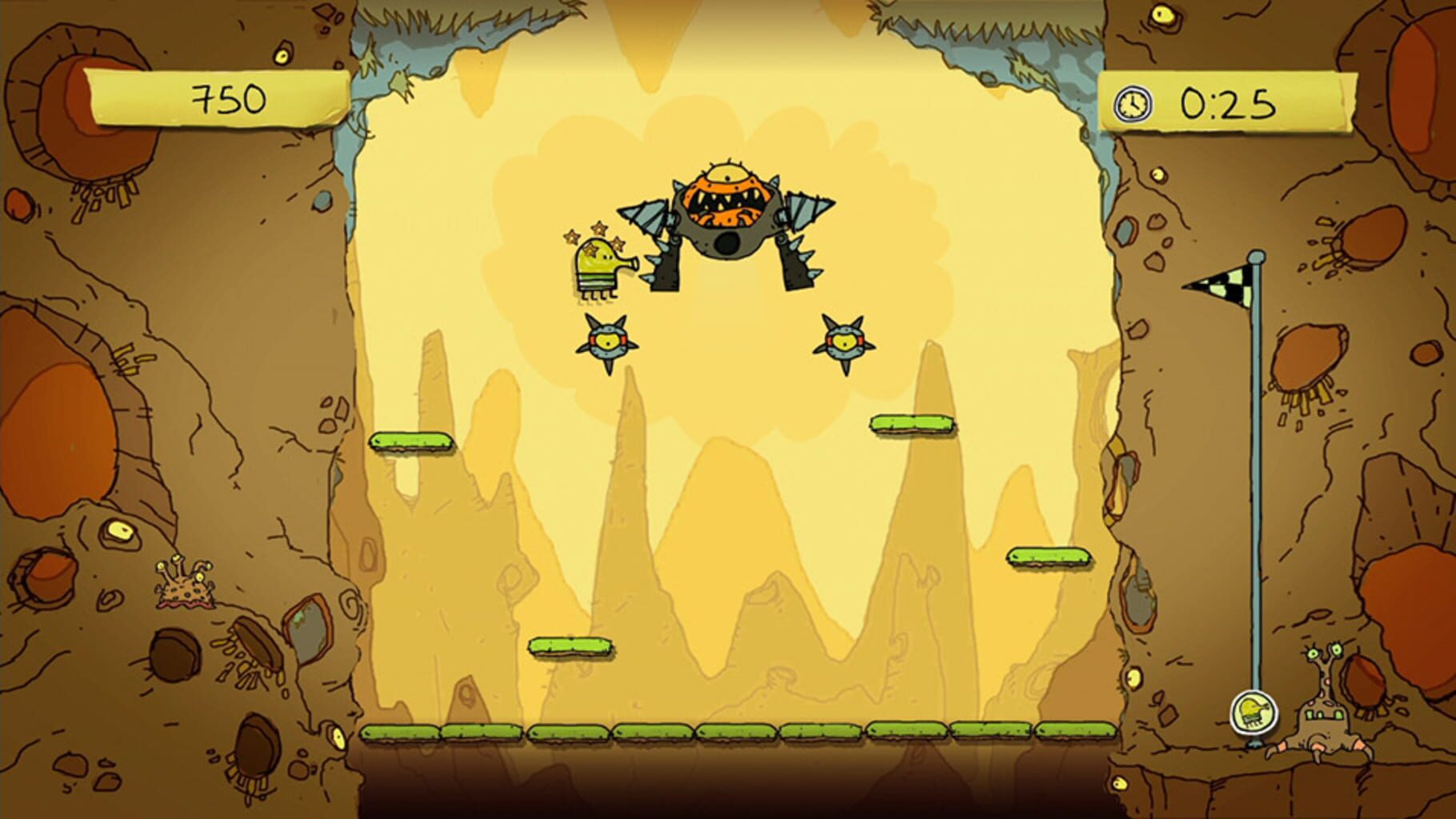 Captura de pantalla - Doodle Jump for Kinect