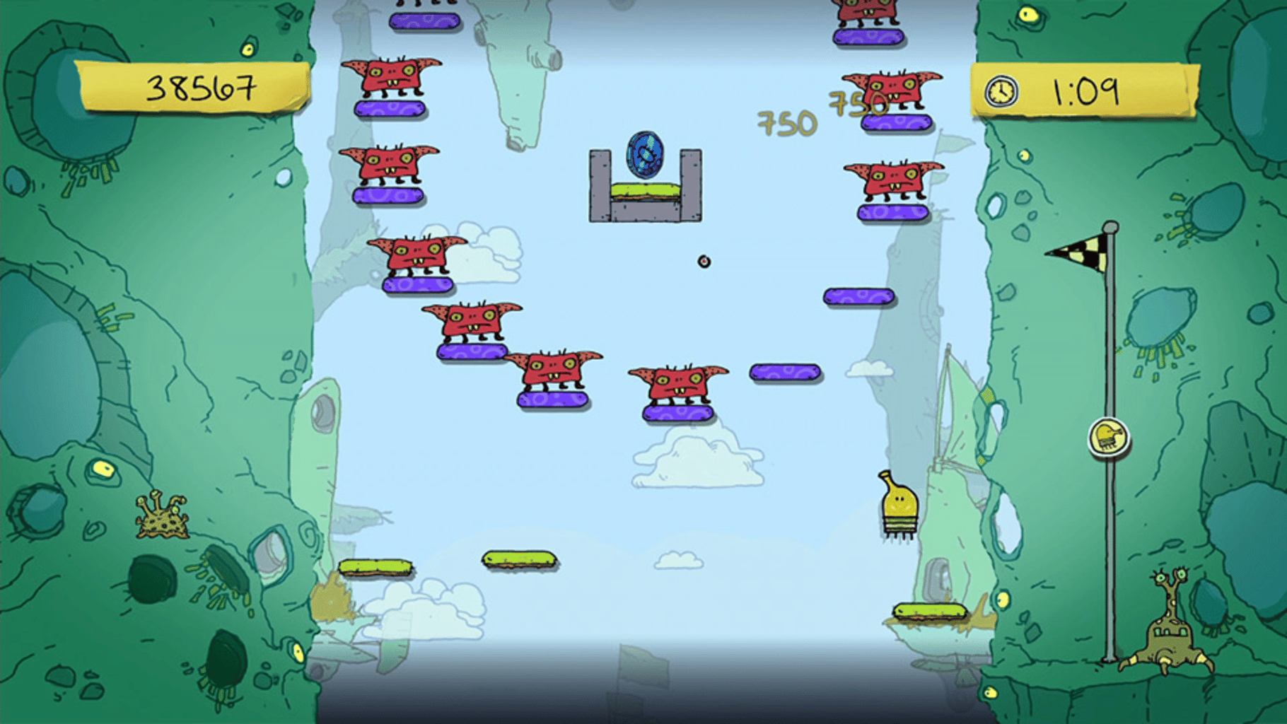 Doodle Jump for Kinect screenshot