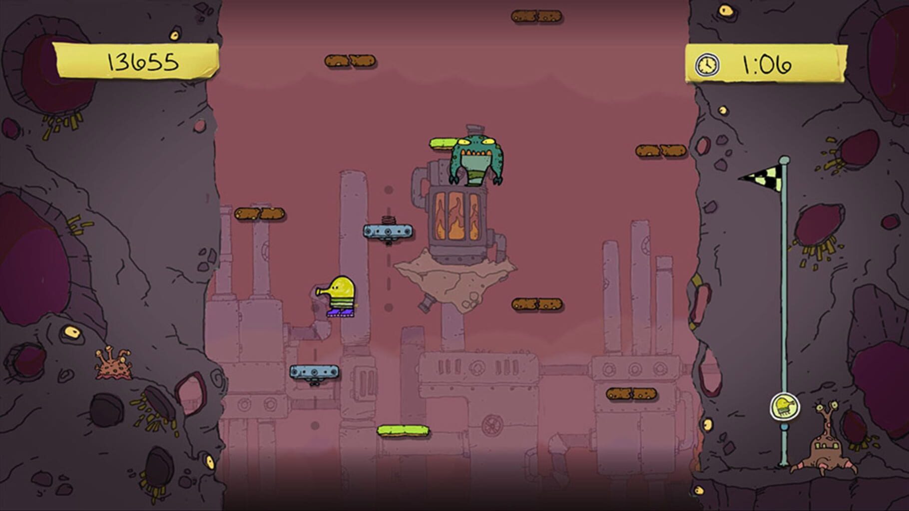 Captura de pantalla - Doodle Jump for Kinect