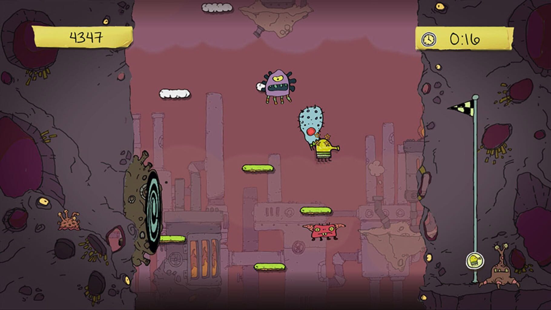 Captura de pantalla - Doodle Jump for Kinect