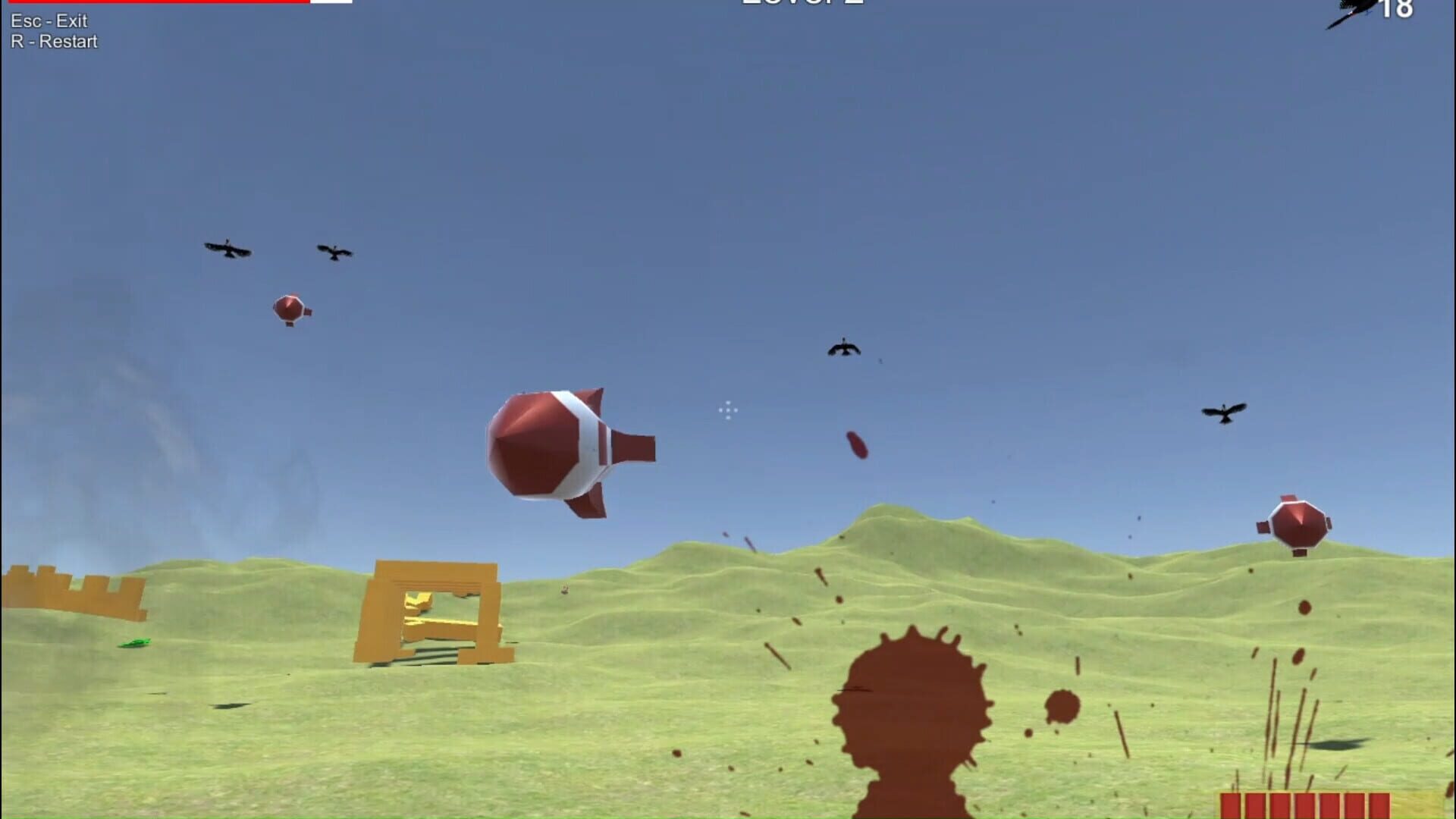 Toucan Rampage: Sandstorm Shooter - Screenshot