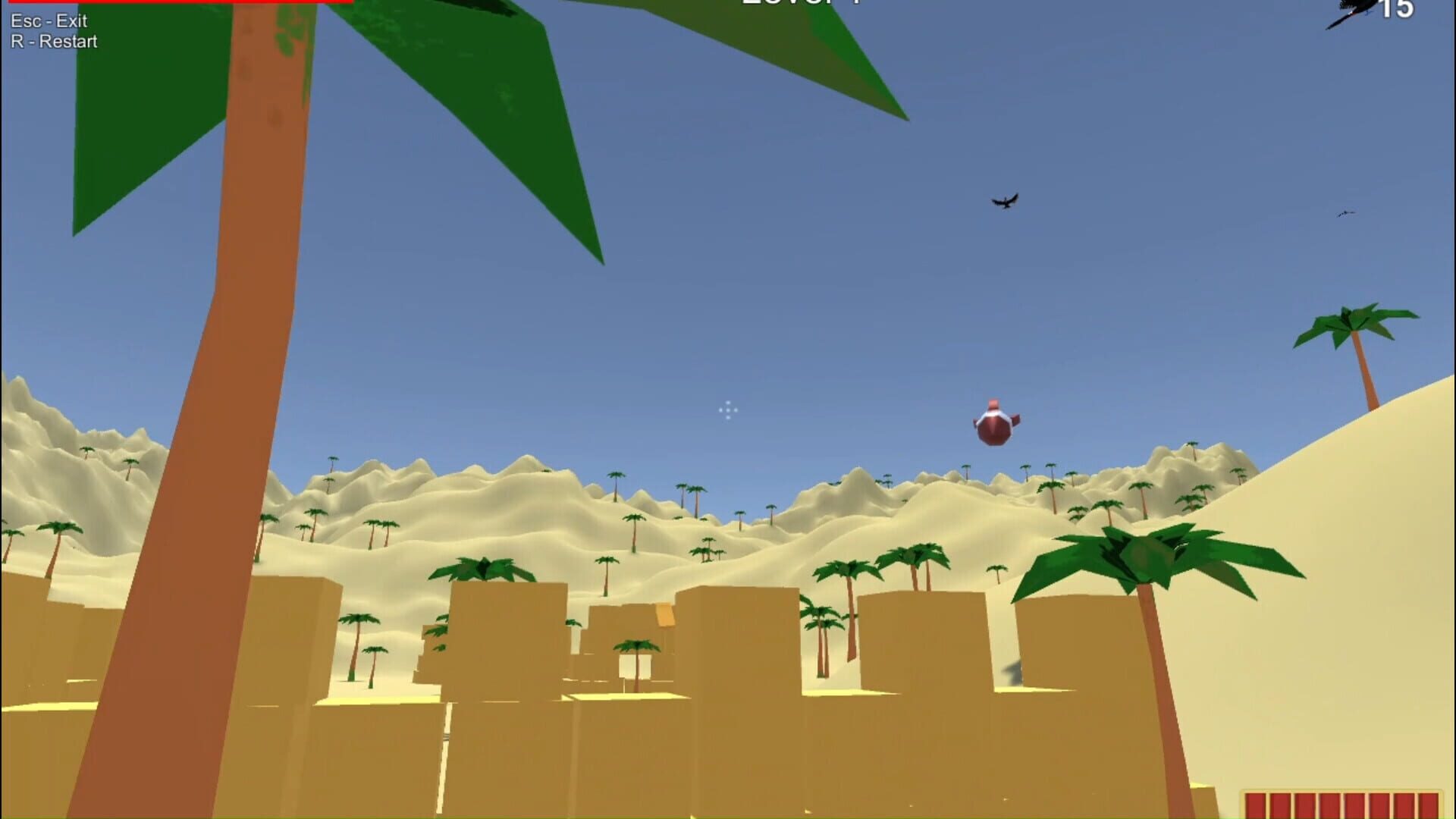 Toucan Rampage: Sandstorm Shooter - Screenshot