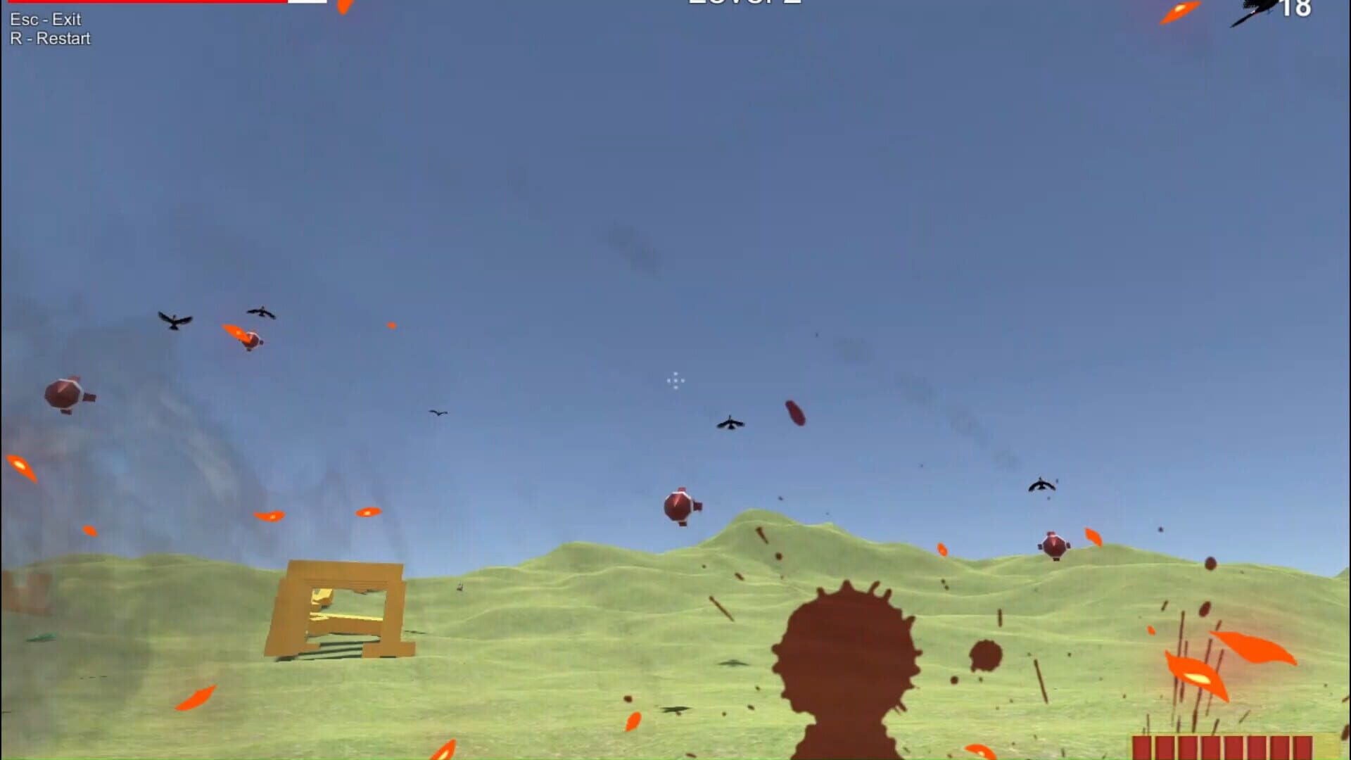 Toucan Rampage: Sandstorm Shooter - Screenshot