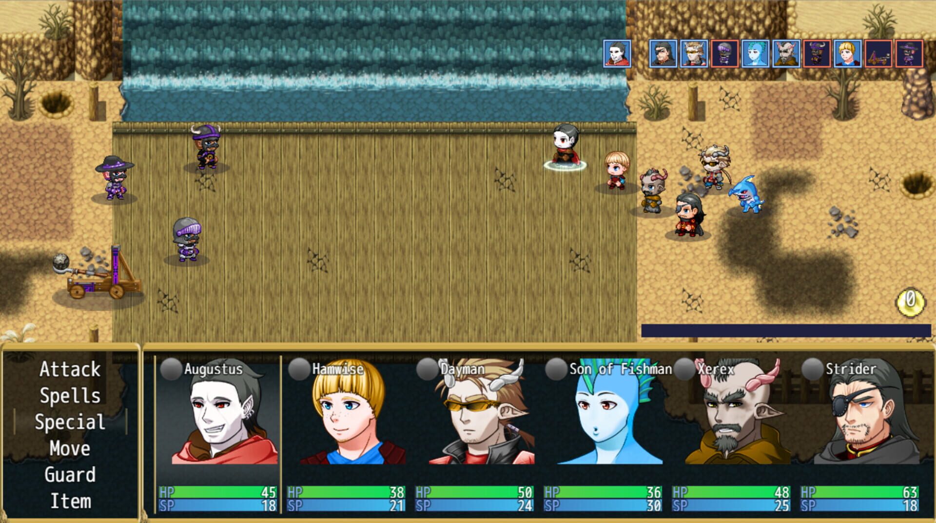 Tales From Aturian: Battle of Cleaved Fields - Screenshot