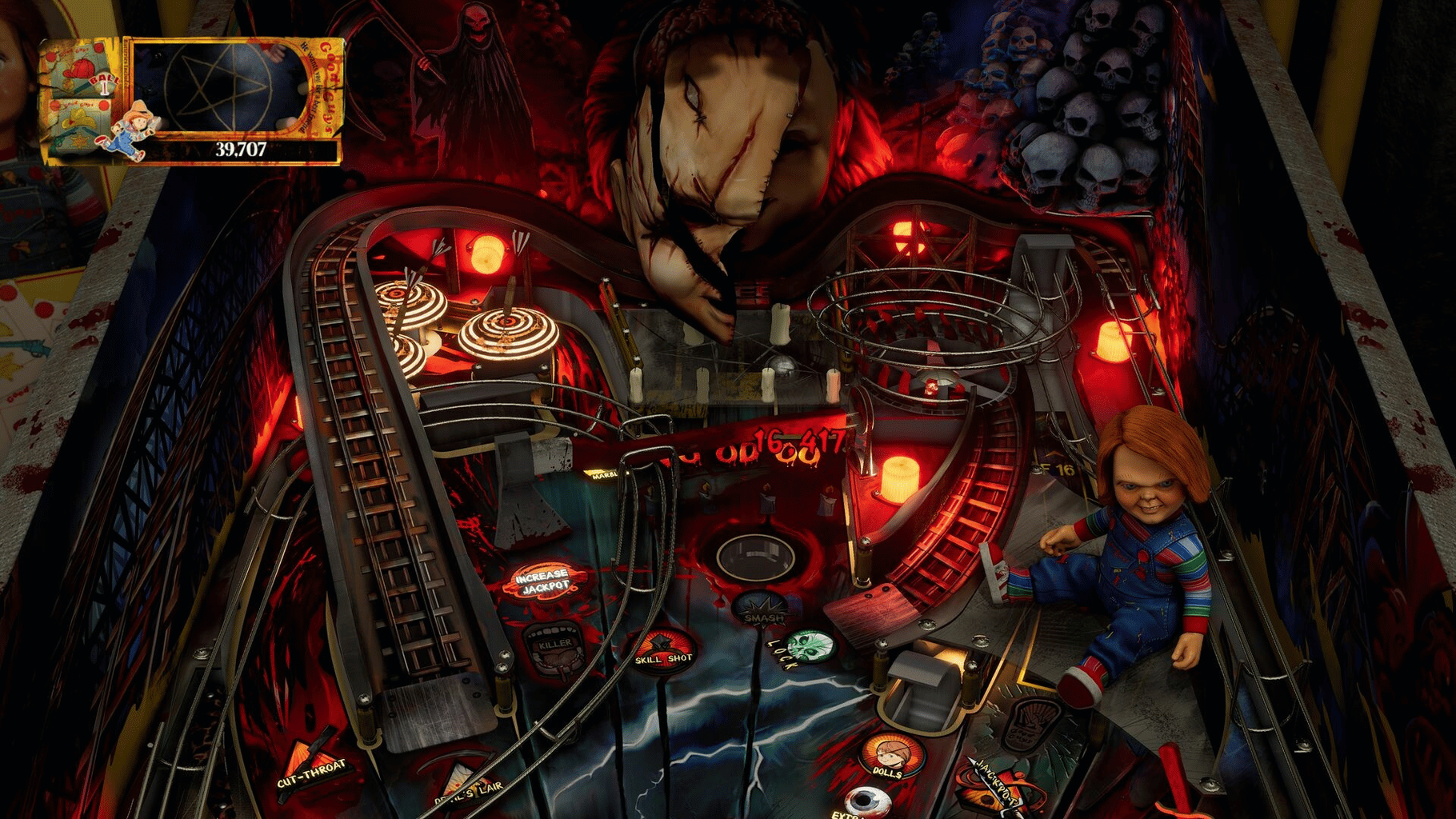 Pinball M: Chucky's Killer Pinball screenshot