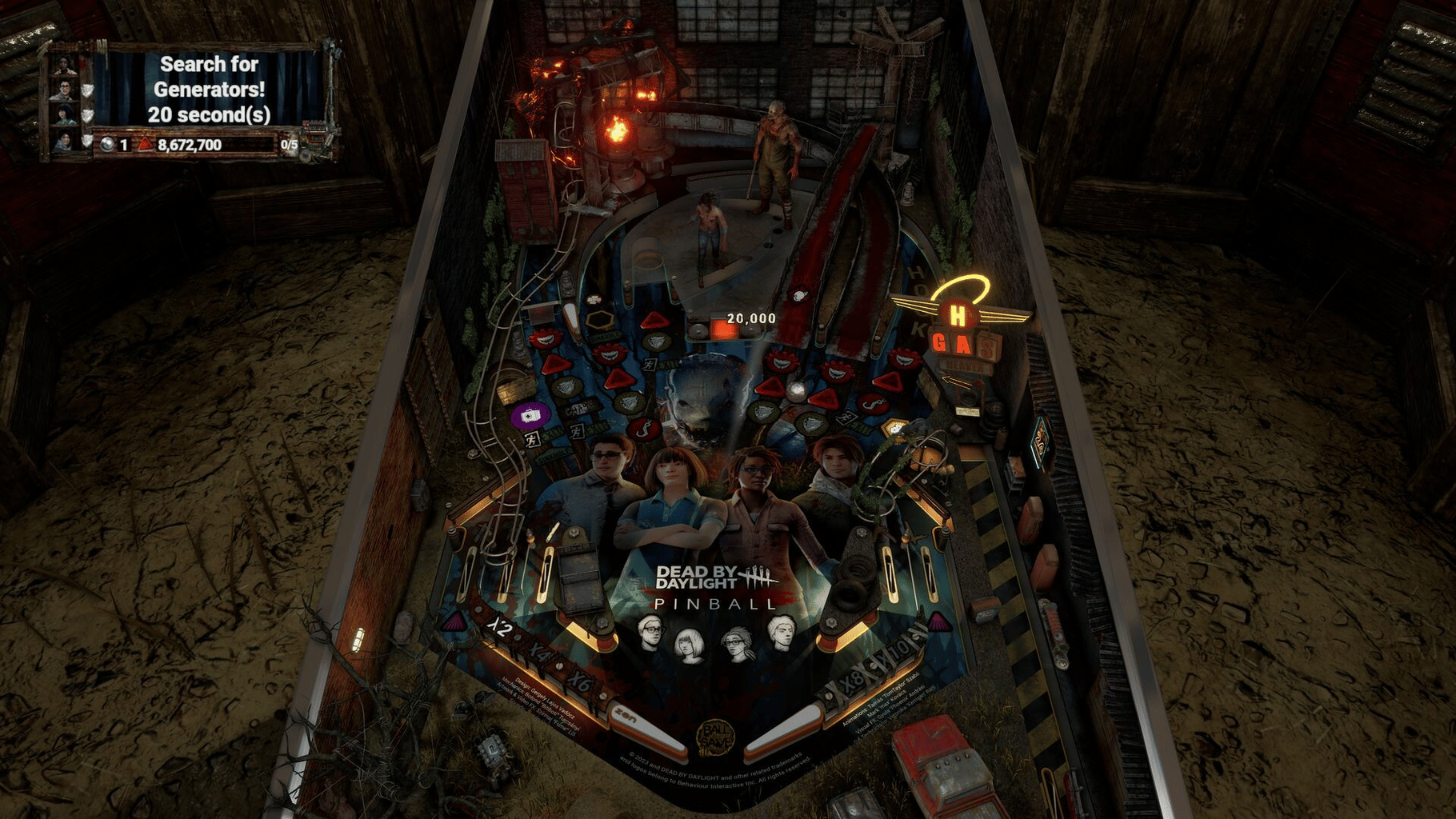 Pinball M: Dead by Daylight Pinball screenshot