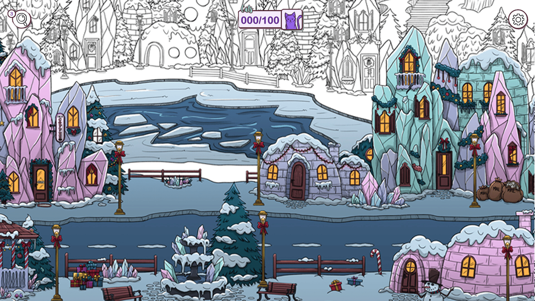 Hidden Cats in Santa's Realm screenshot