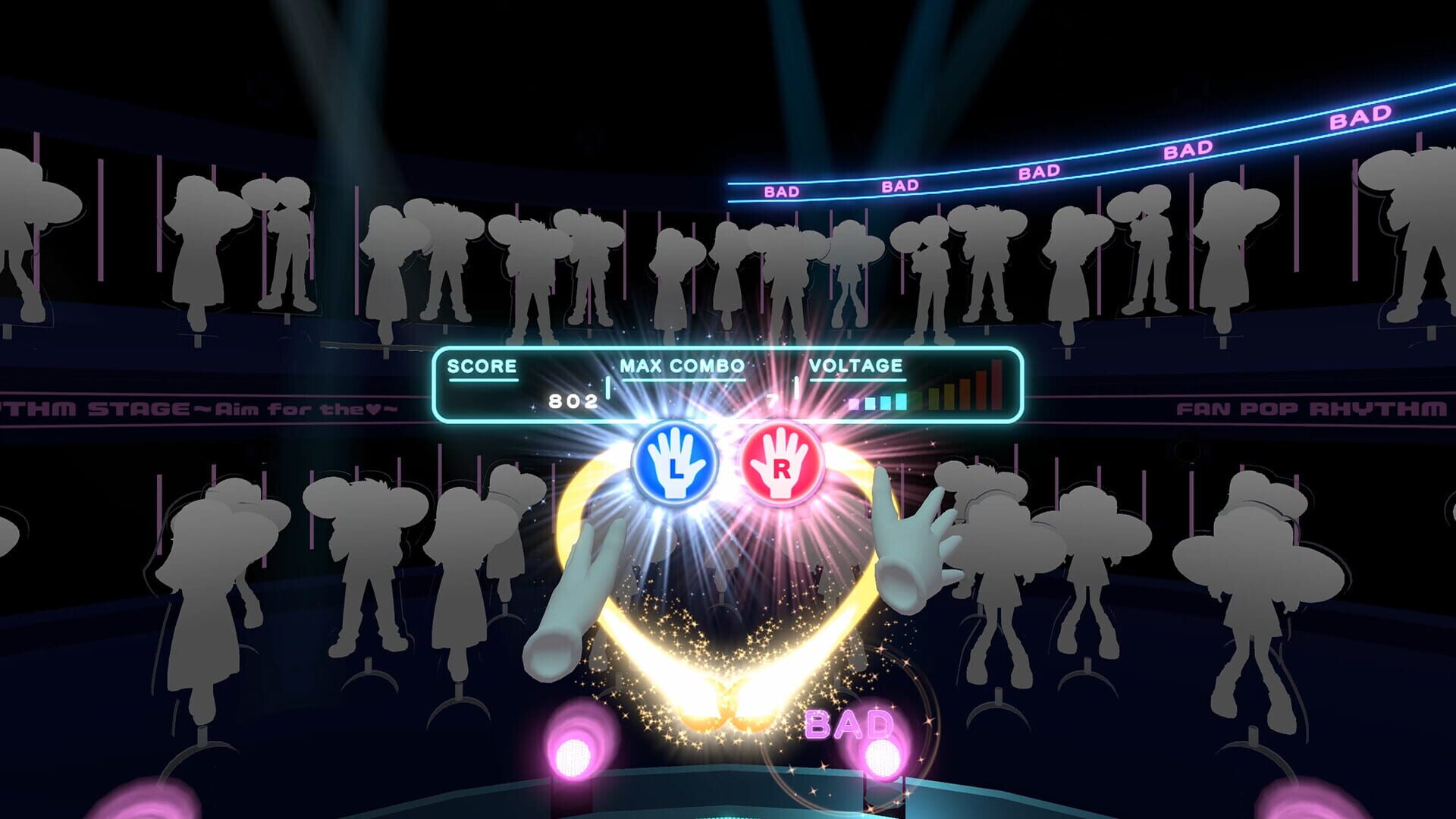 Fan Pop Rhythm Stage: Aim for the Heart - Screenshot