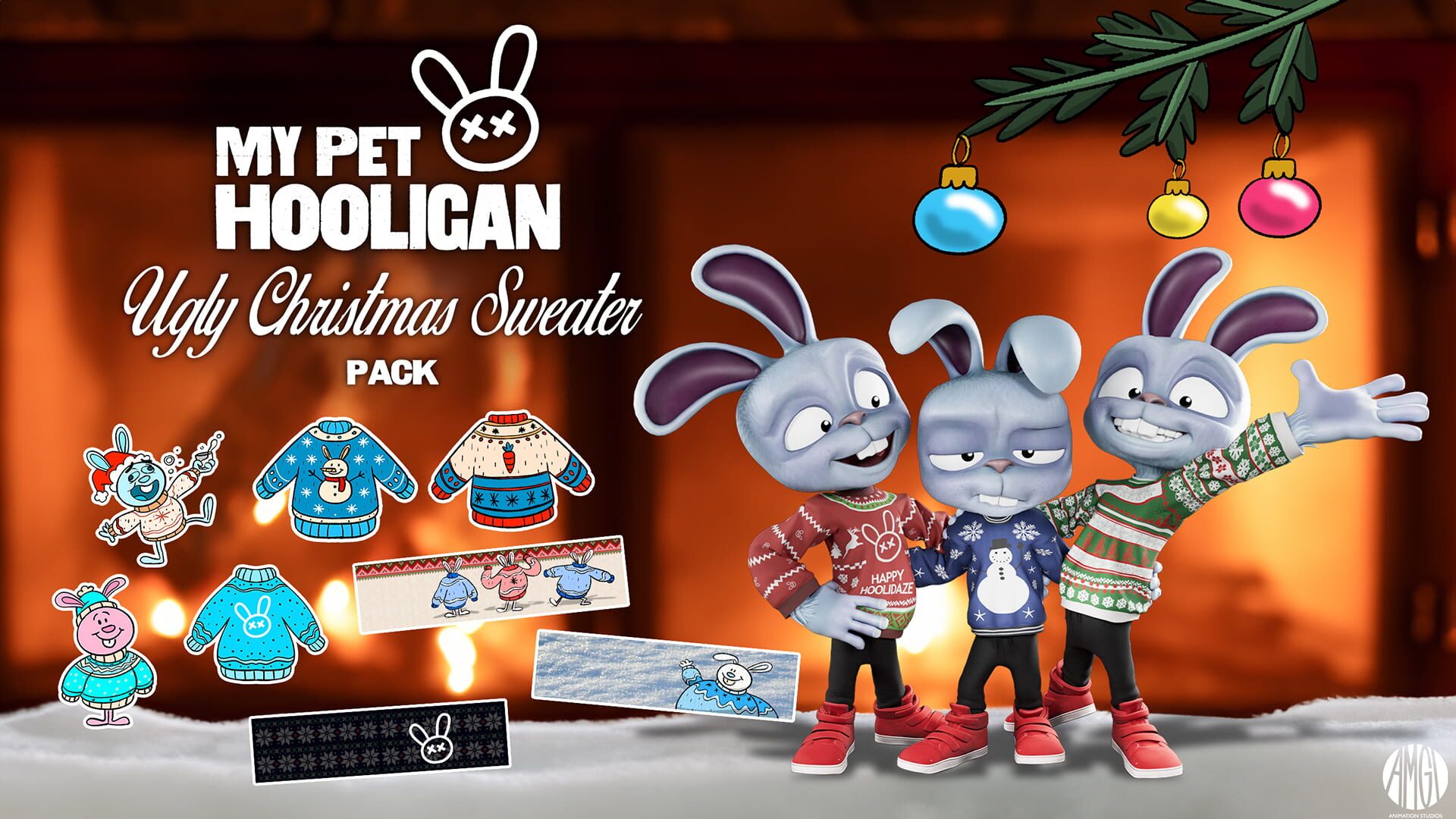 My Pet Hooligan: Ugly Christmas Sweater Pack - Screenshot