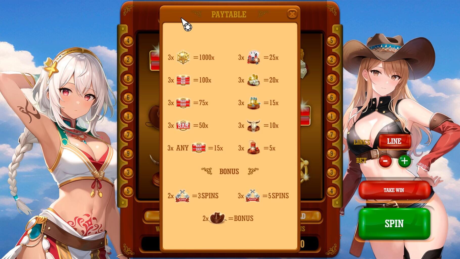 Western Slot Machine screenshot