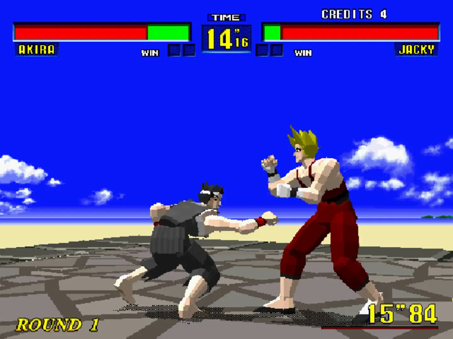 Captura de pantalla - Virtua Fighter