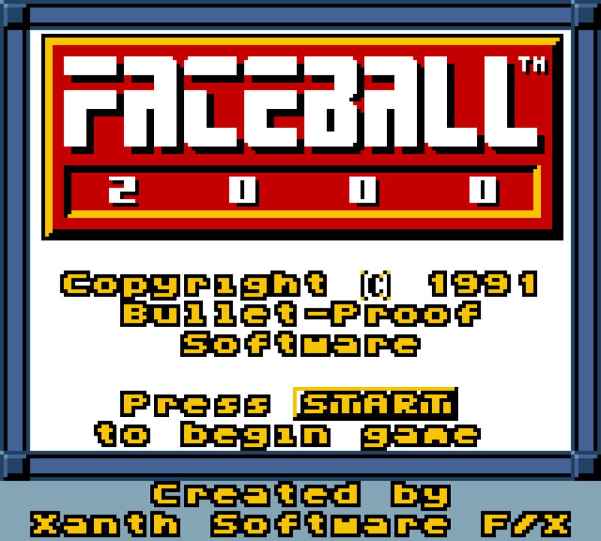 Captura de pantalla - Faceball 2000 DX