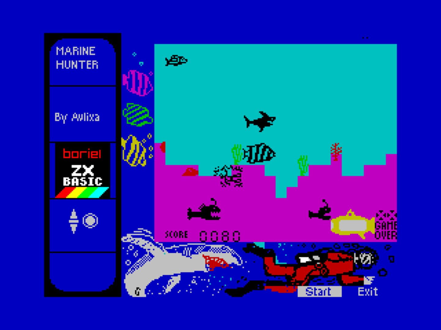 Casio Handheld Games CG-5X emulator for ZX Spectrum - Screenshot