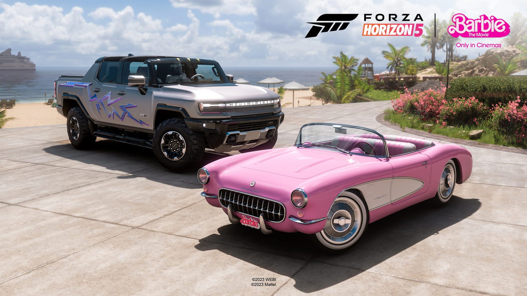 Captura de pantalla - Forza Horizion 5: Barbie The Movie Car Pack