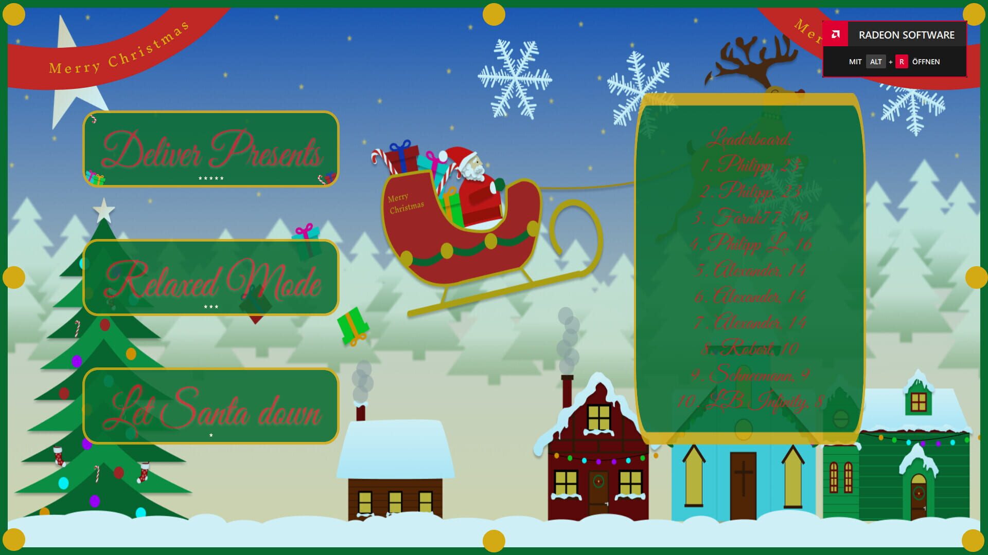 Santa's busy day - Screenshot