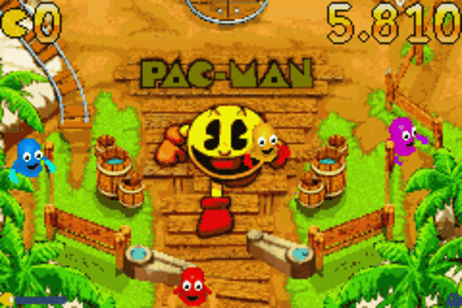 Pac-Man Pinball Advance screenshot