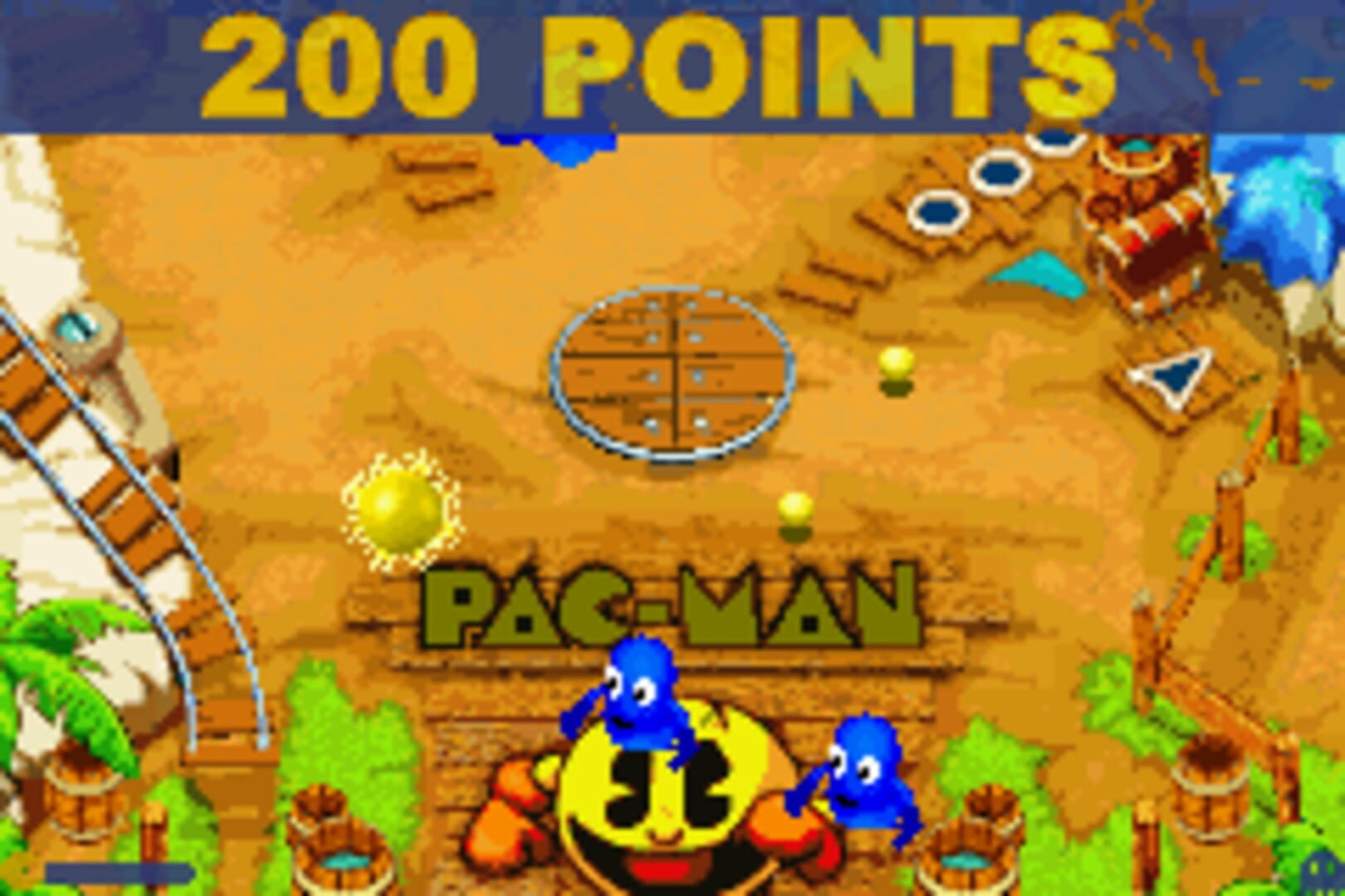 Captura de pantalla - Pac-Man Pinball Advance