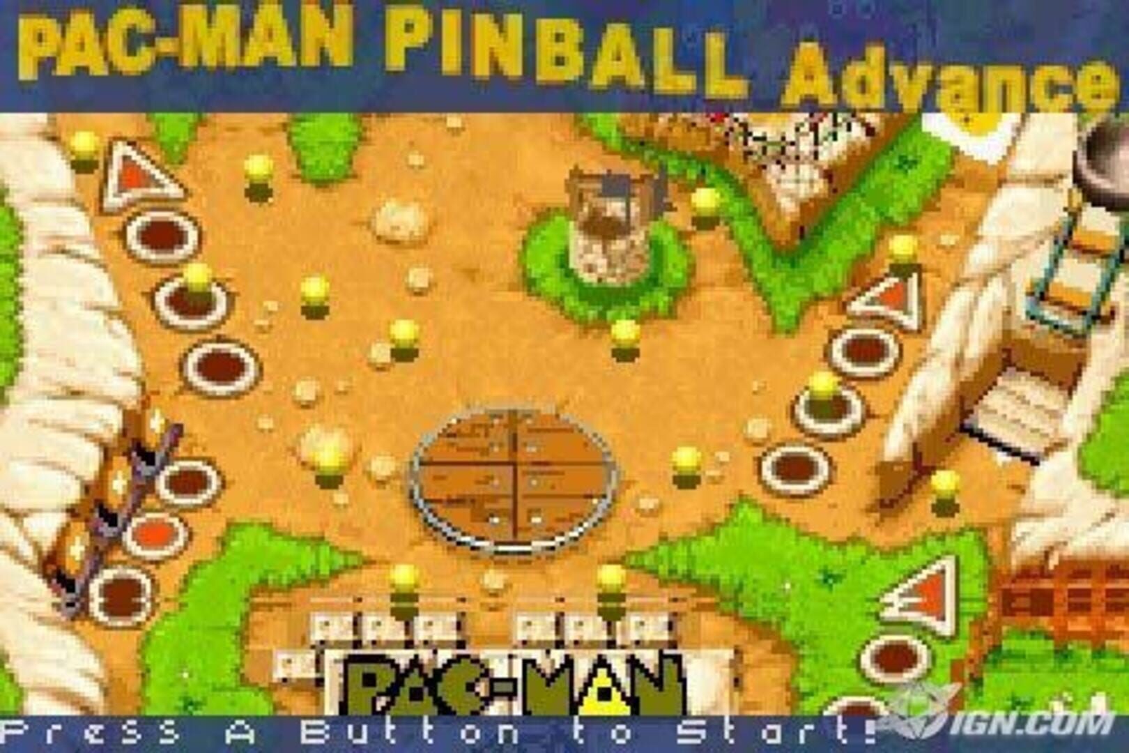 Captura de pantalla - Pac-Man Pinball Advance