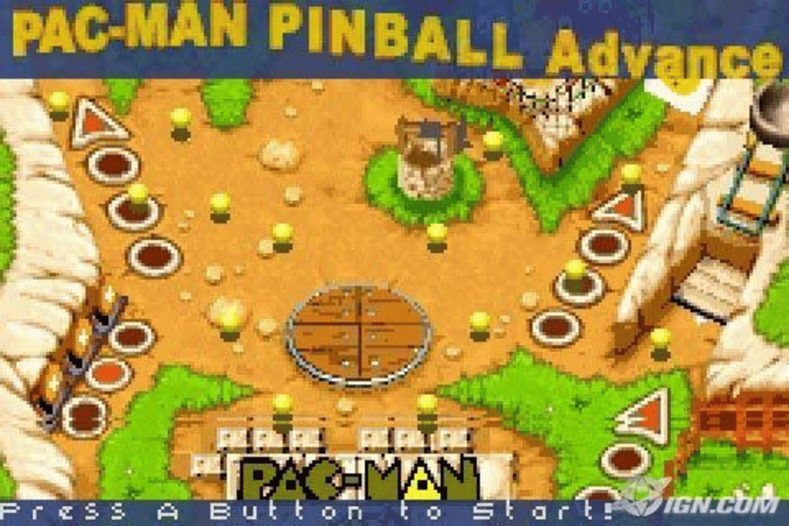 Pac-Man Pinball Advance screenshot