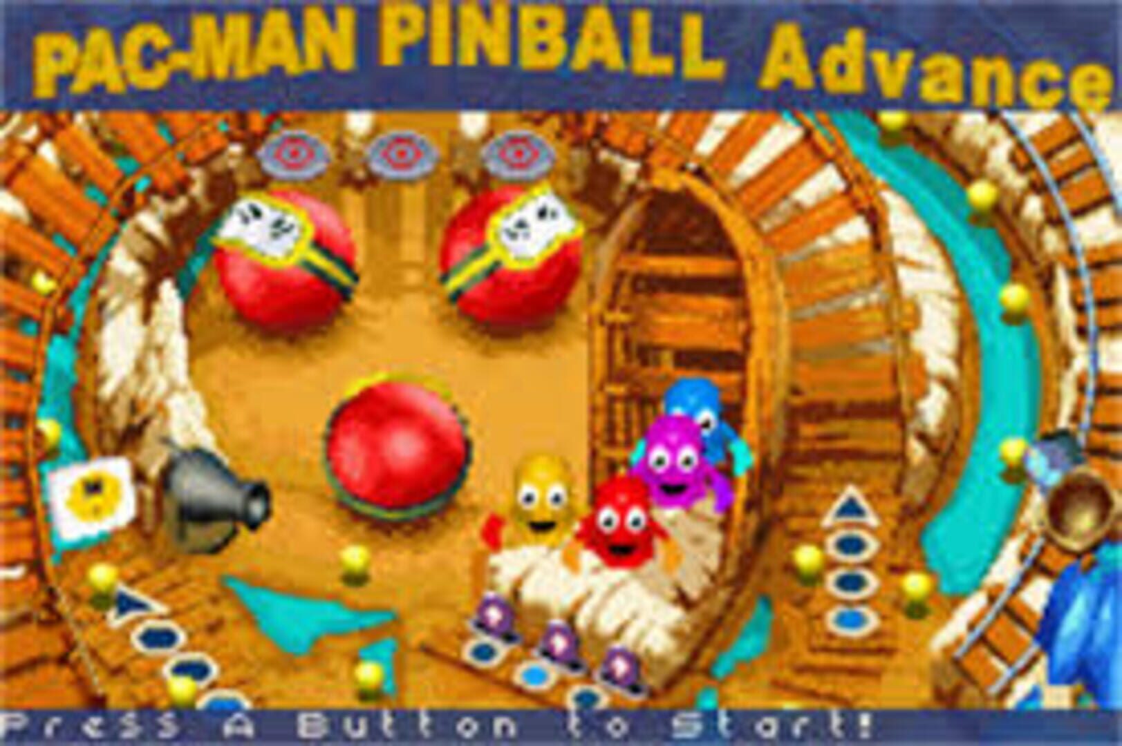 Captura de pantalla - Pac-Man Pinball Advance