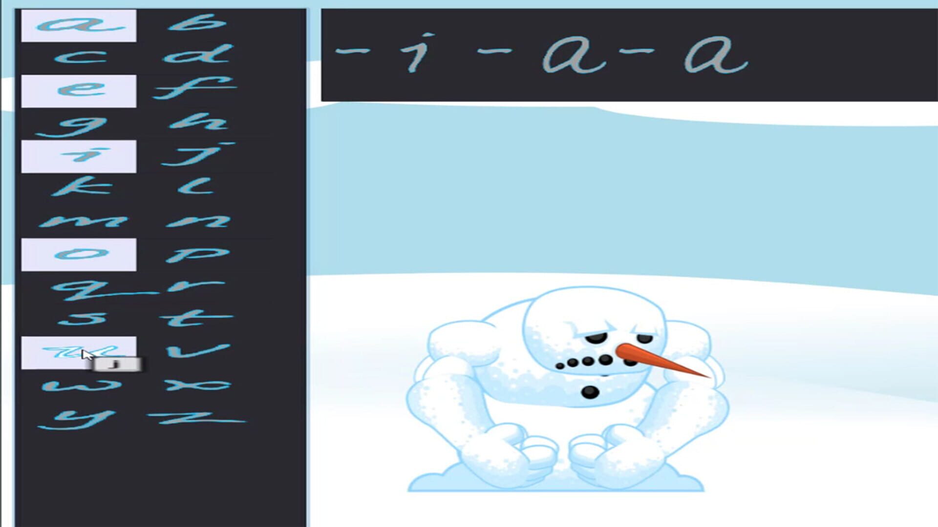 Don't Melt the Snowman - Screenshot