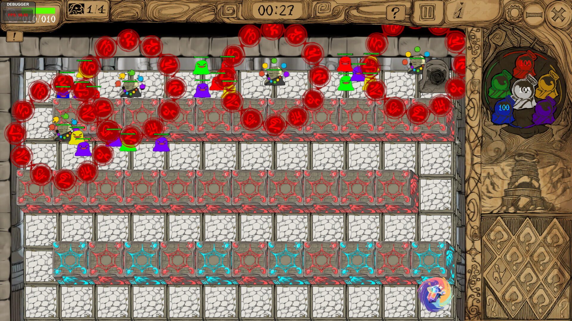Magicolor TD - Screenshot