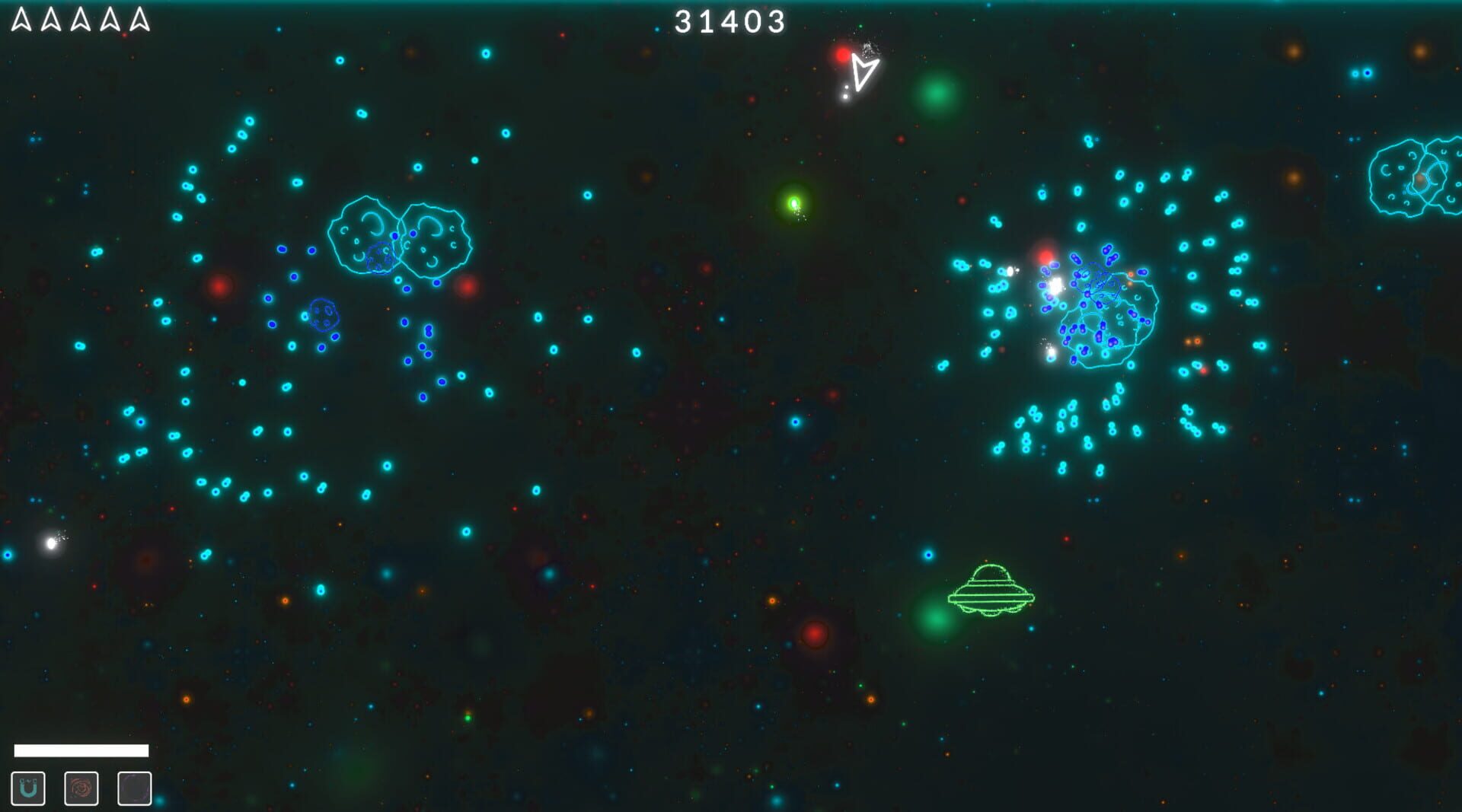 Asteroids Neon - Screenshot