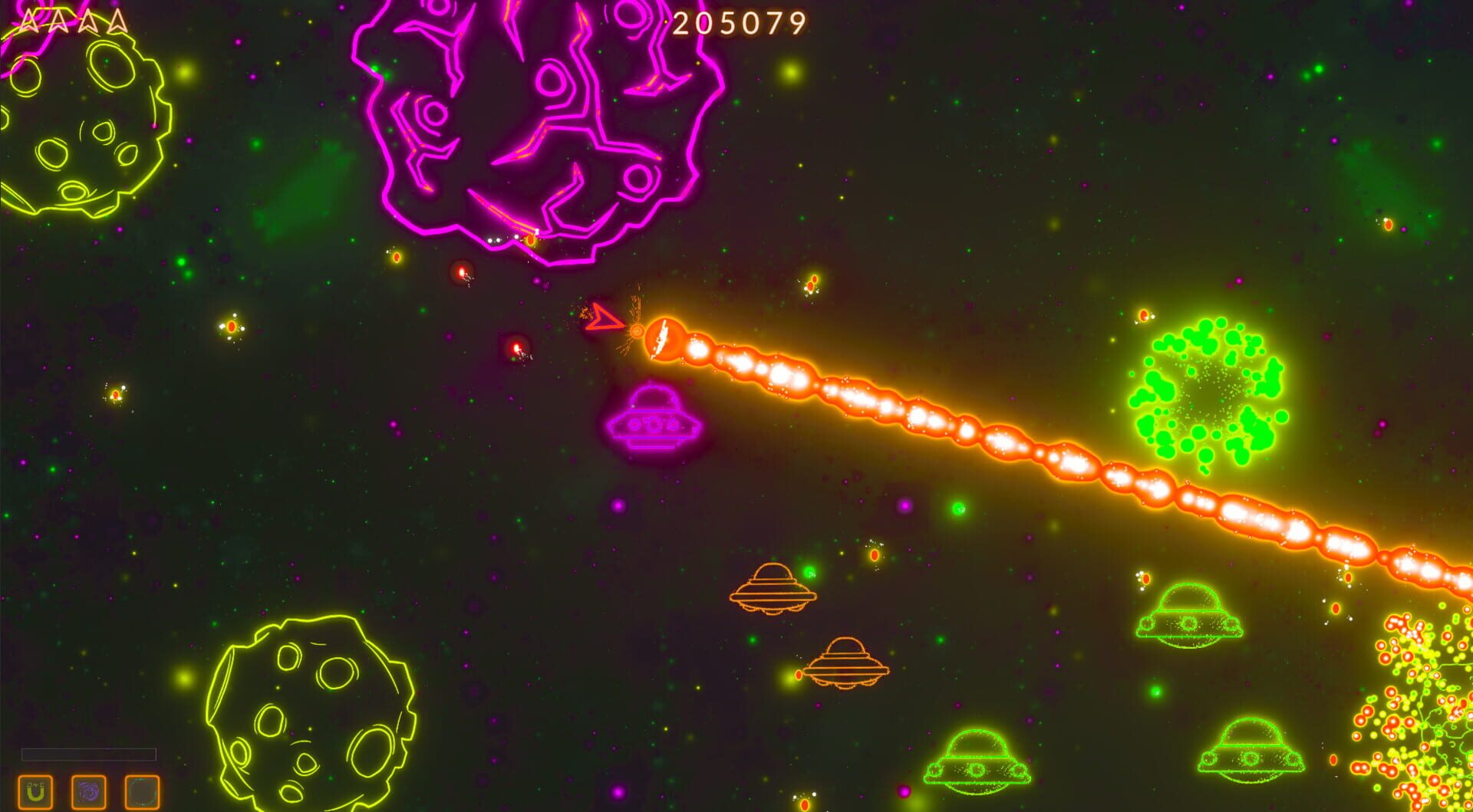 Asteroids Neon - Screenshot