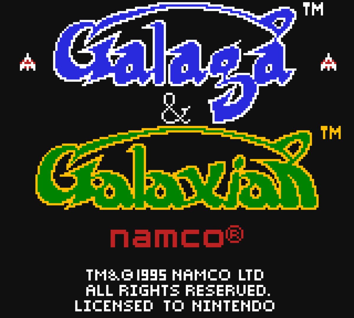 Captura de pantalla - Galaga & Galaxian DX