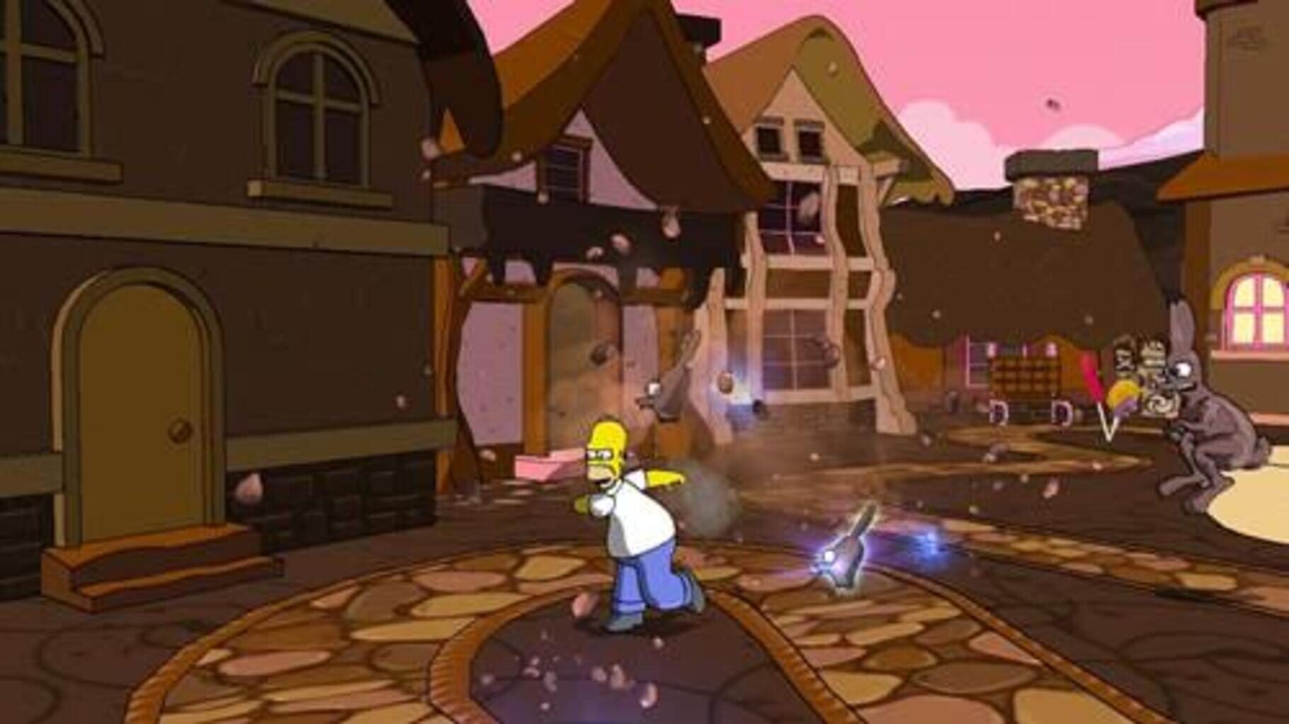 Captura de pantalla - The Simpsons Game