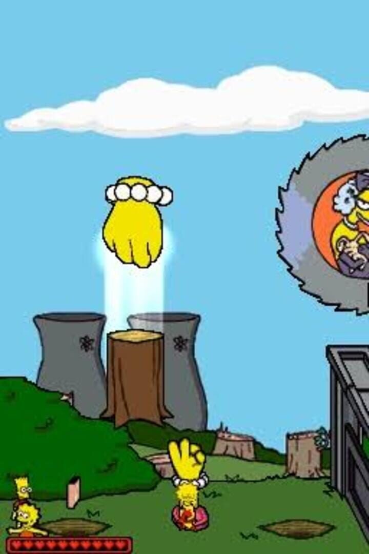 Captura de pantalla - The Simpsons Game