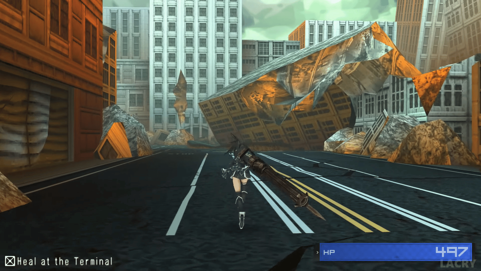 Black Rock Shooter: The Game screenshot